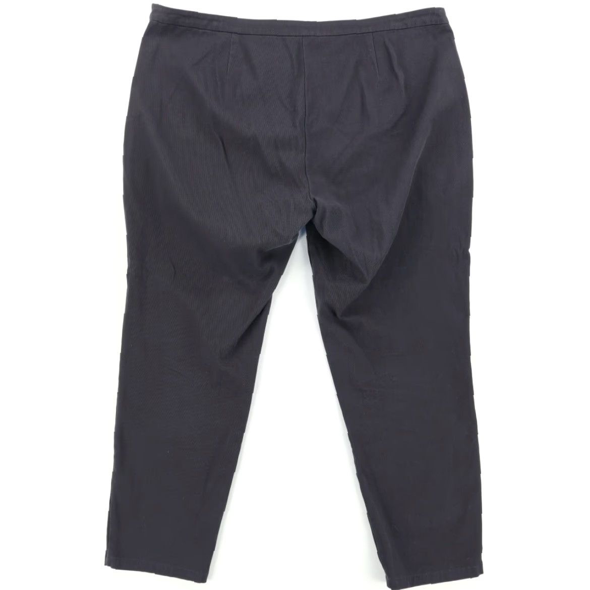 Eileen Fisher Eileen Fisher Ribbed Pull On Cotton Corduroy Windbreaker Pants Charcoal Women's 14P Size 36" / US 14 / IT 50 - 4 Thumbnail