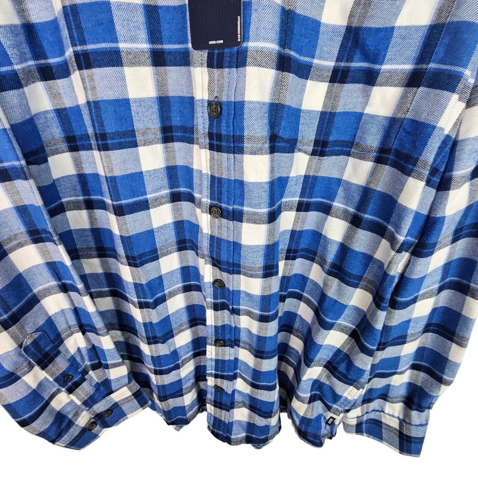 Izod IZOD Mens Flannel Shirt Plaid Size LT Button Down Wicking Size US L / EU 52-54 / 3 - 3 Thumbnail