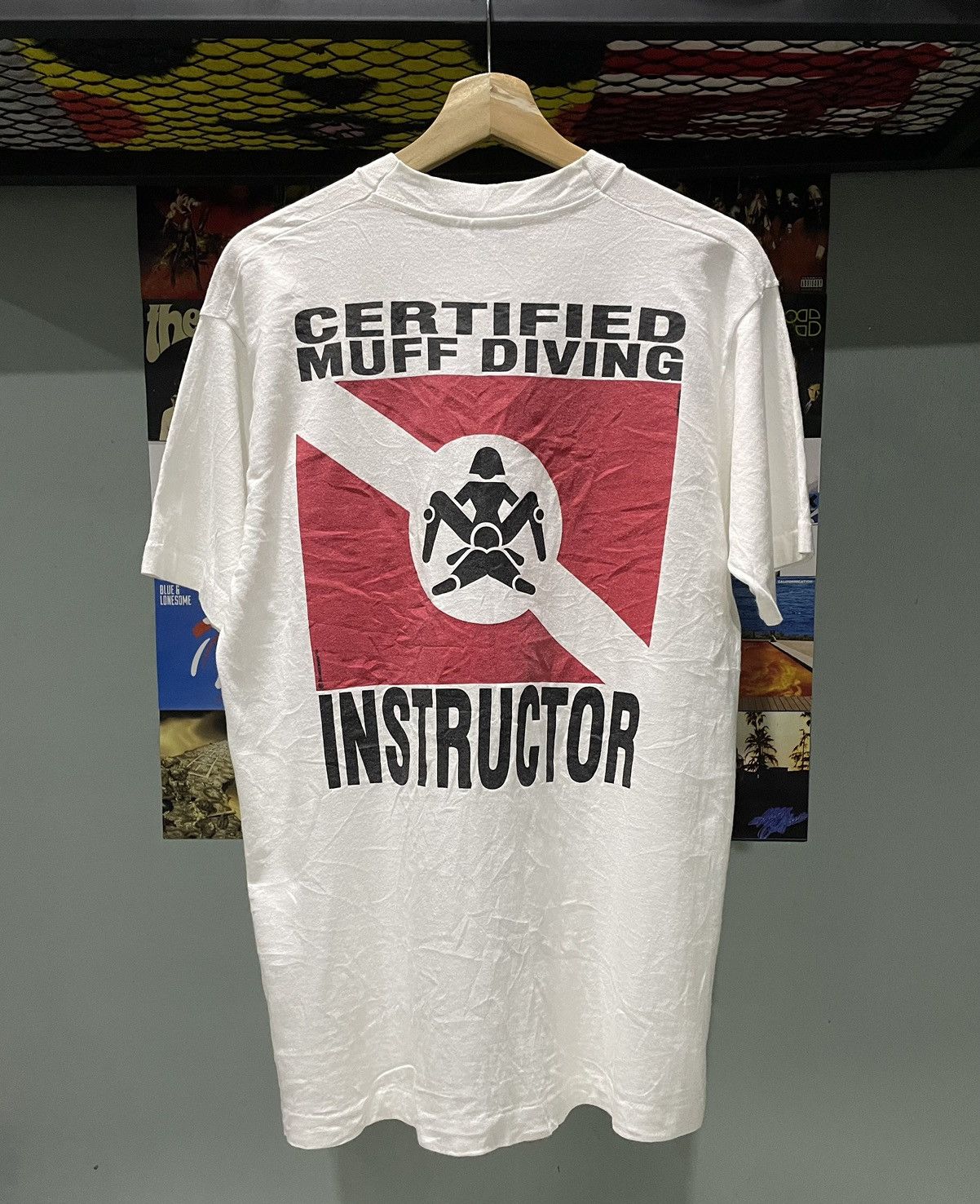 Vintage Vintage 90s Nuff Diver Instructor Tee Size US M / EU 48-50 / 2 - 4 Thumbnail