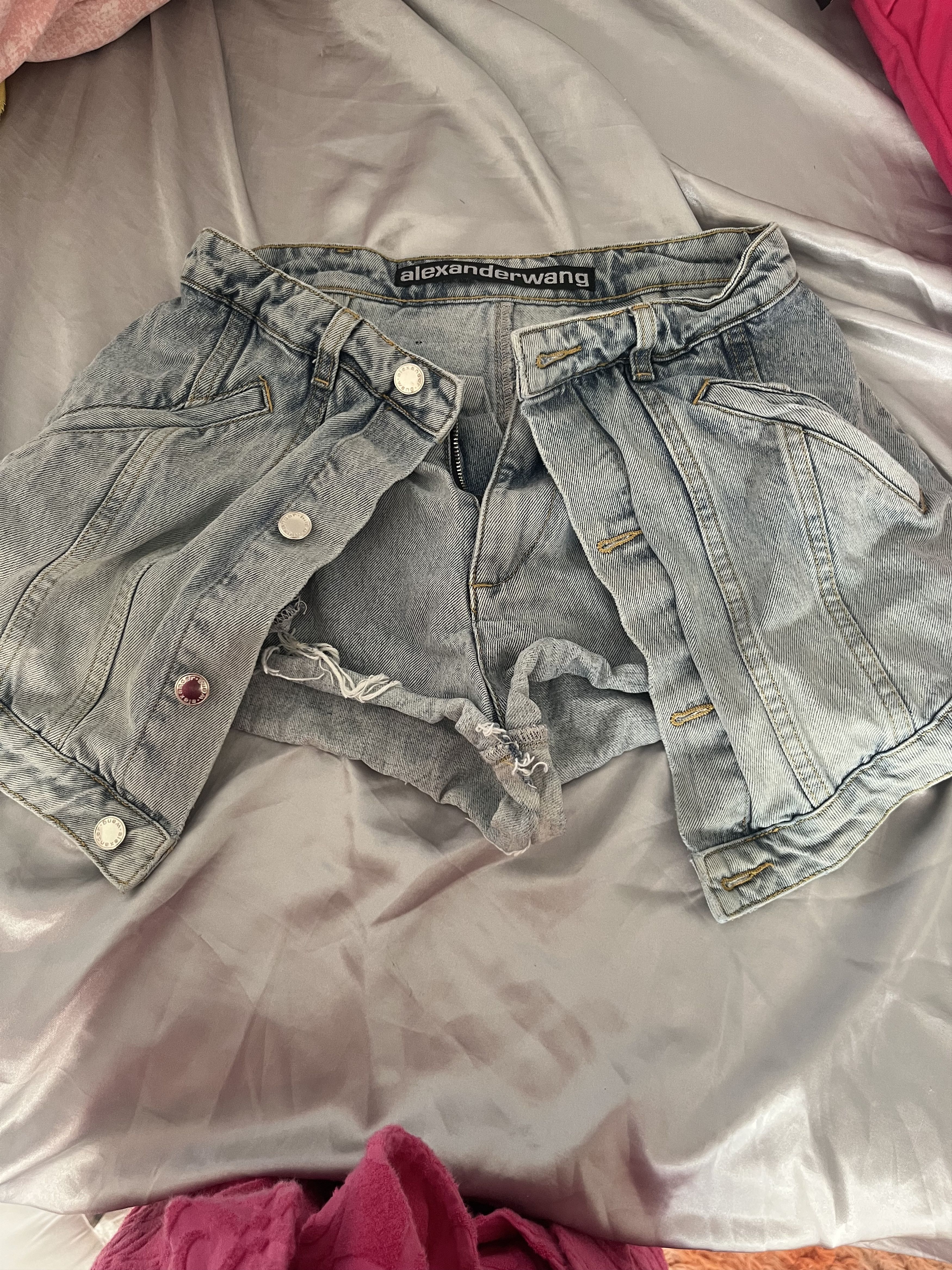 Alexander Wang Denim Alexander Wang Skort Size 27" / US 4 / IT 40 - 3 Thumbnail