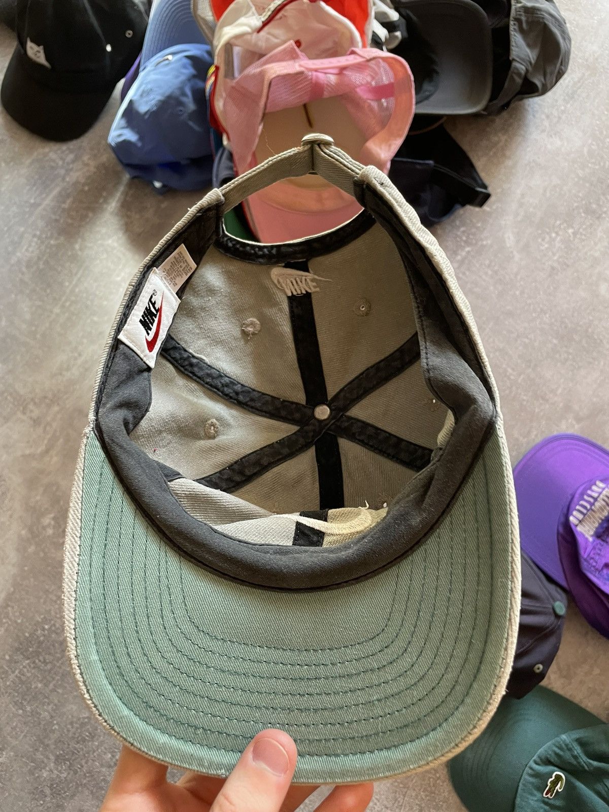 Nike × Vintage Vintage Nike Cap Swoosh Size ONE SIZE - 7 Thumbnail