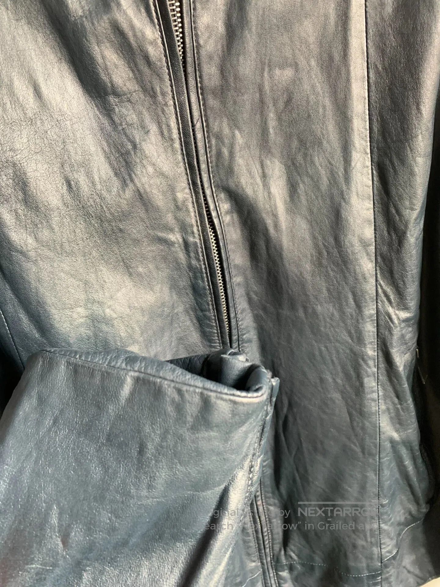Fendi FENDI Men's Leather Jacket. Size US L / EU 52-54 / 3 - 3 Thumbnail