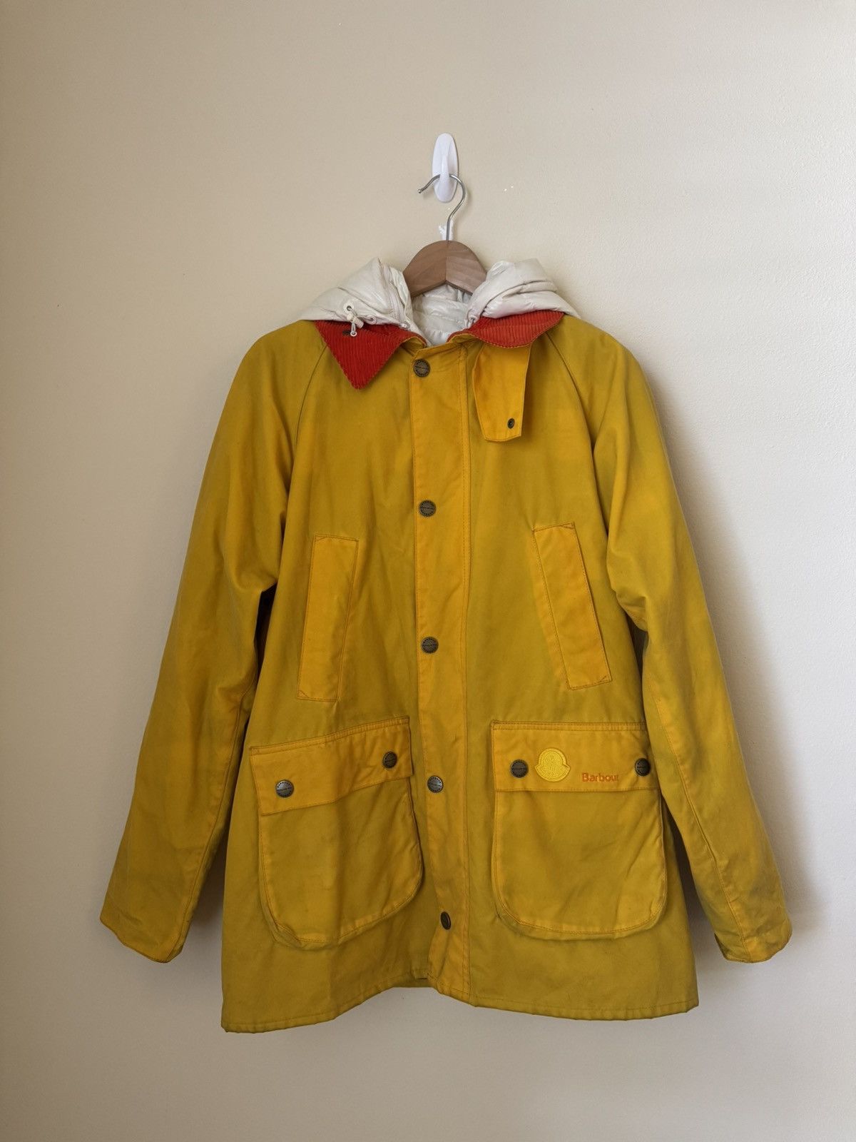 Moncler Moncler x Barbour Wright Jacket Yellow Small Size US S / EU 44-46 / 1 - 1 Thumbnail