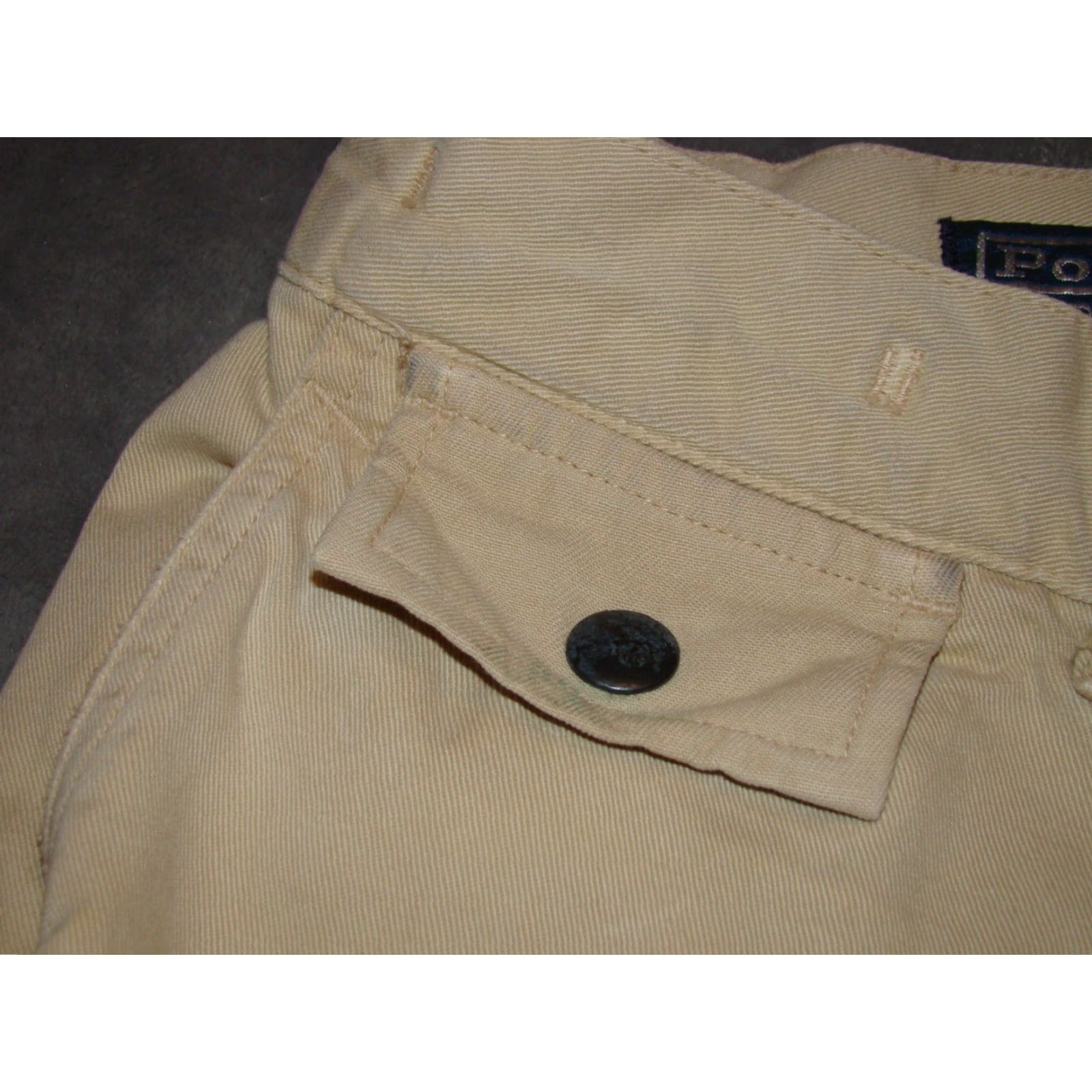 Polo Ralph Lauren VINTAGE Polo Ralph Lauren Men’s Pants 34x32 Chino Beige Khaki Cargo Pocket Wide-Leg Size US S / EU 44-46 / 1 - 5 Thumbnail