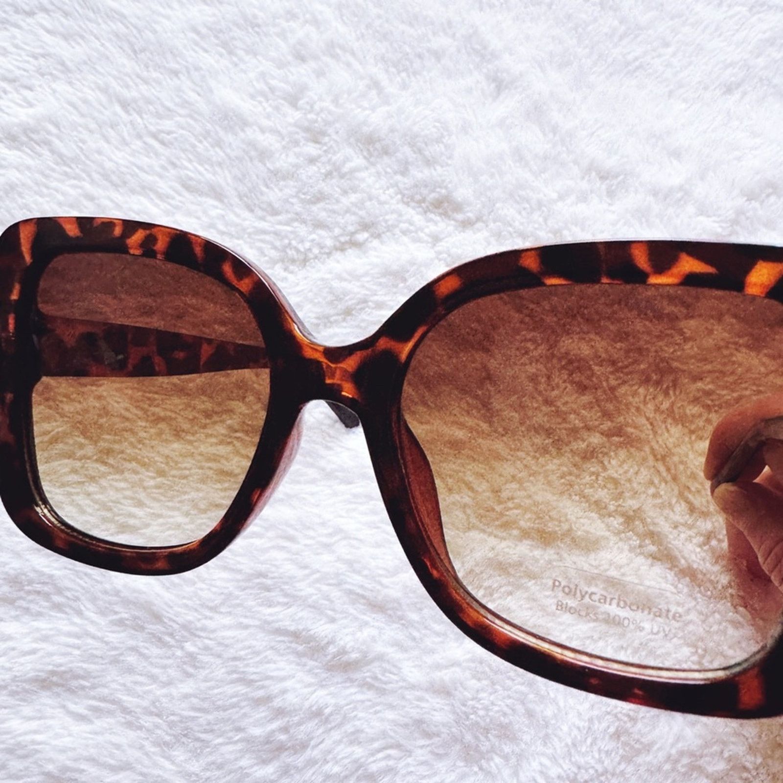 Other Eva Tortoise Brown Square-Framed Sunglasses Size ONE SIZE - 3 Thumbnail