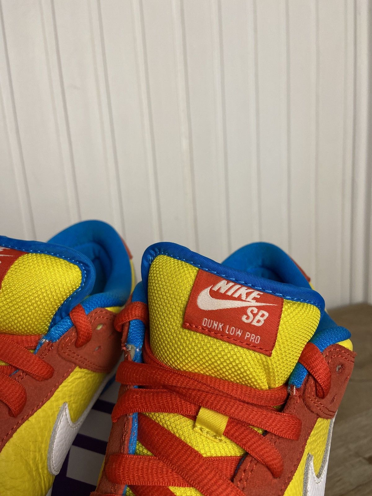 Adidas Used Nike SB Dunk Low Pro "Bart Simpson" Authentic 9US Size US 9 / EU 42 - 4 Thumbnail