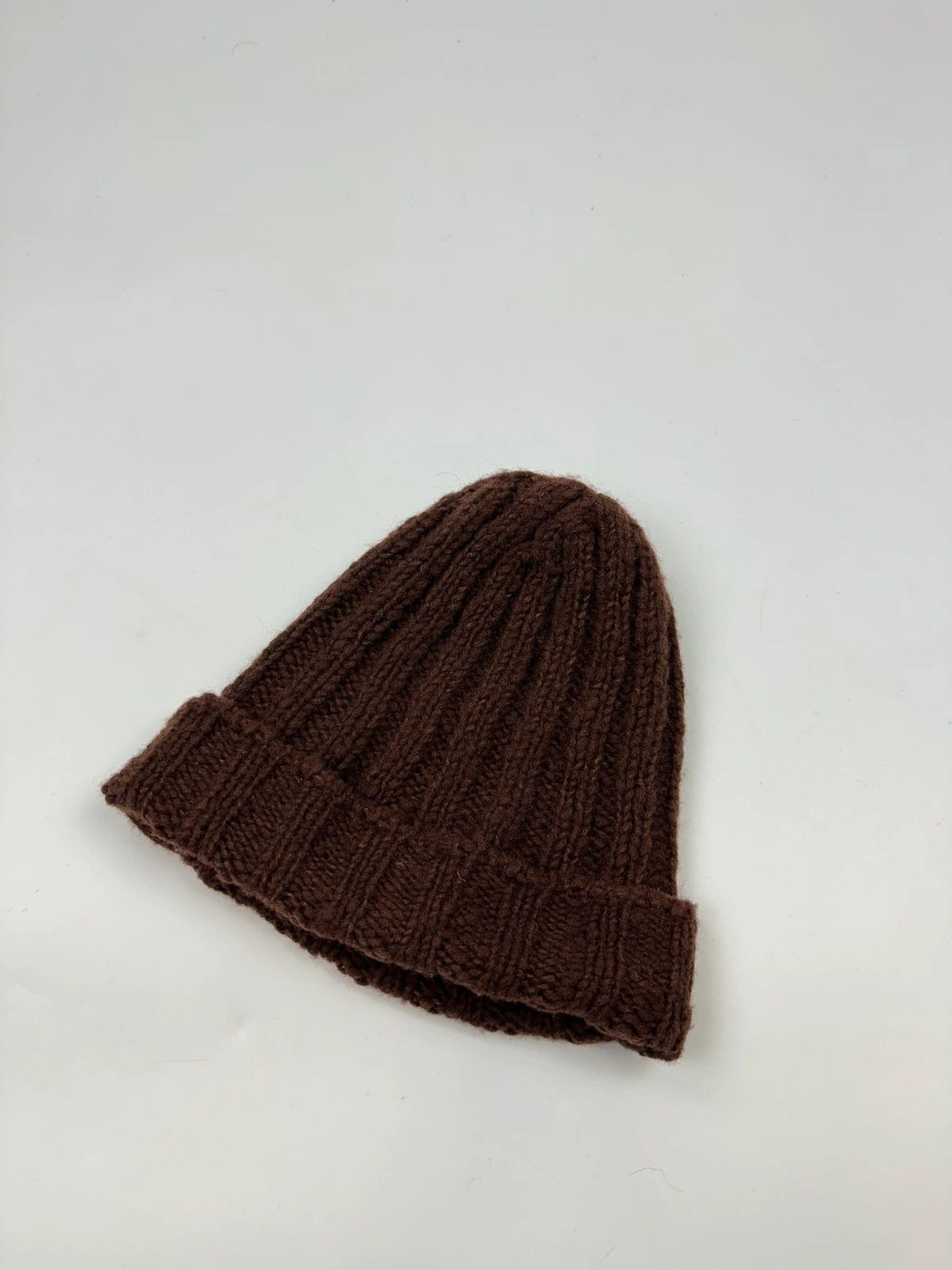 Prada Prada Sport FW2014 Brown Wool Knitted Beanie RedTab Size ONE SIZE - 2 Thumbnail