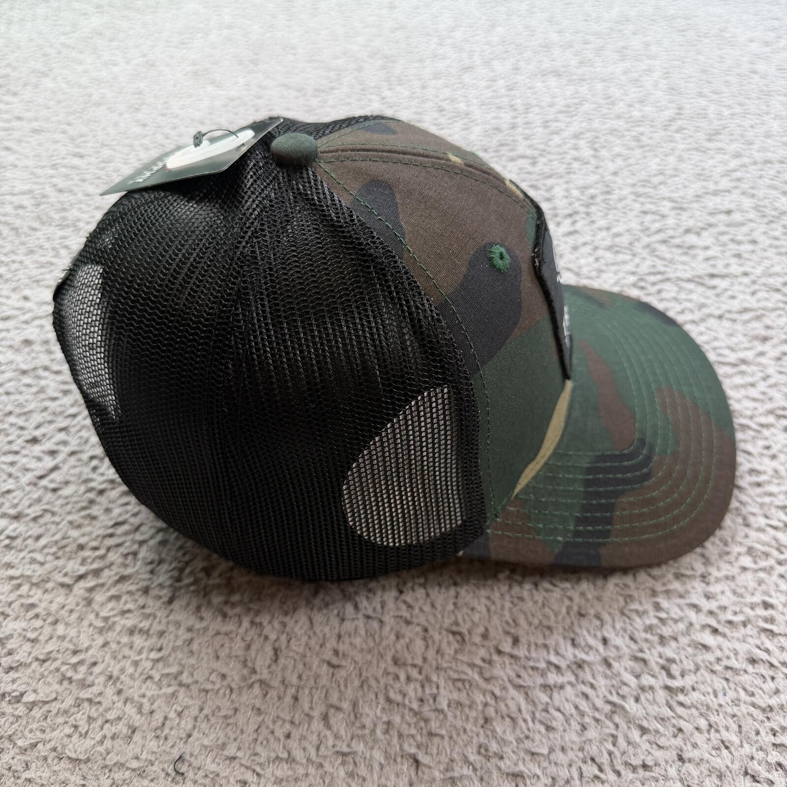 Other Trophy Tracker Camo Trucker Hat Snapback Cap Mesh Back NWT Size ONE SIZE - 4 Thumbnail
