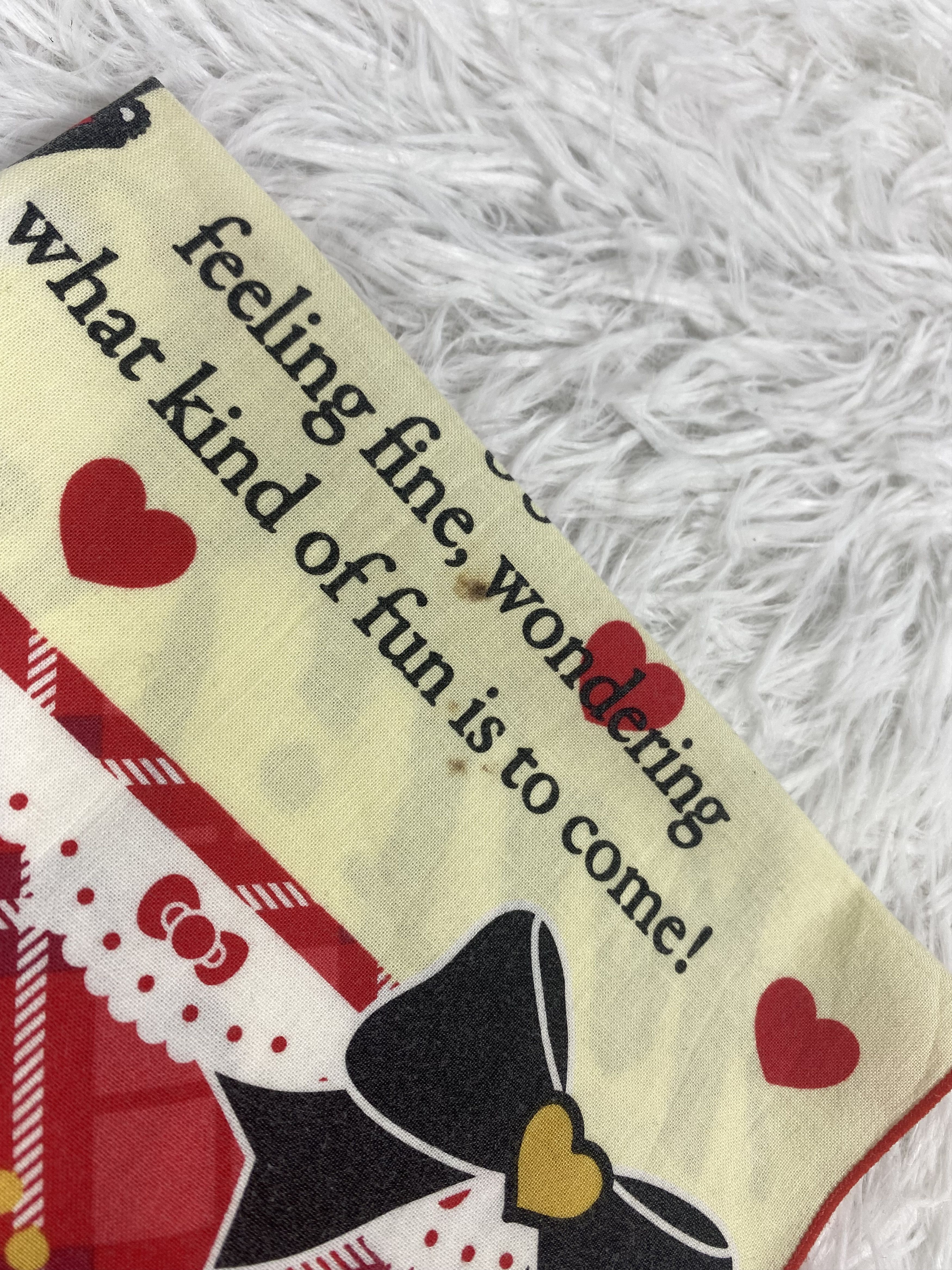 Anime Vintage Hello Kitty Handkerchief PH0127 Size ONE SIZE - 3 Thumbnail
