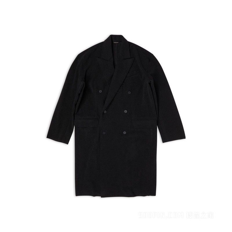 raw edge coat