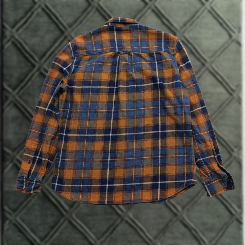True Religion True Religion Mens Large (29X21) Plaid Button Up Long Sleeve Shirt Blue & Brown Size US L / EU 52-54 / 3 - 1 Thumbnail