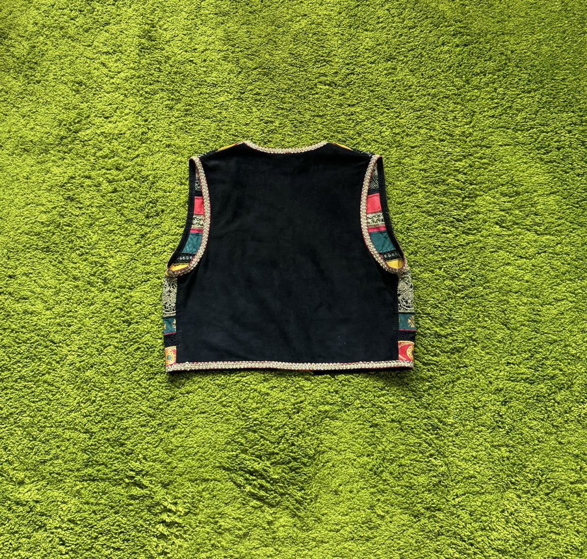 Just Cavalli × Roberto Cavalli × Vintage Roberto Cavalli 90s archive vintage coloured leather vest Size US S / EU 44-46 / 1 - 3 Thumbnail