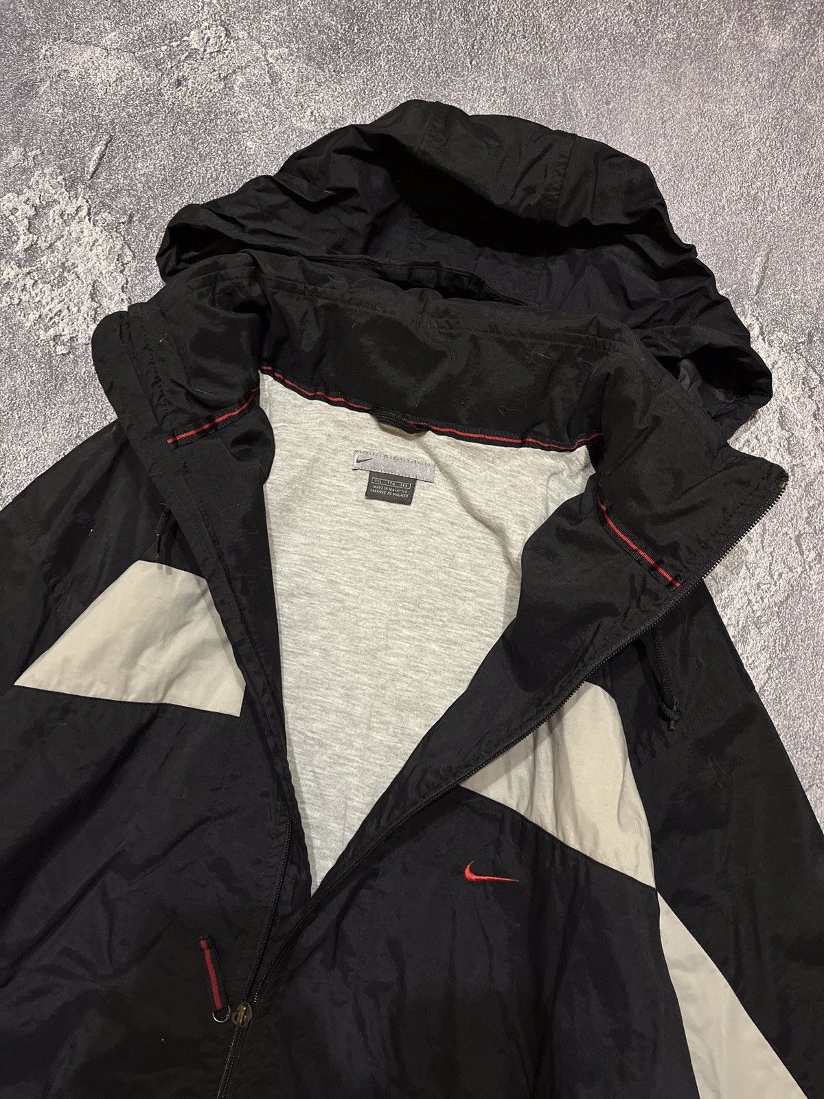 Nike × Vintage Vintage 90’s Nike Windbreaker Nylon Jacket Swoosh Size XXL Size US XXL / EU 58 / 5 - 6 Thumbnail
