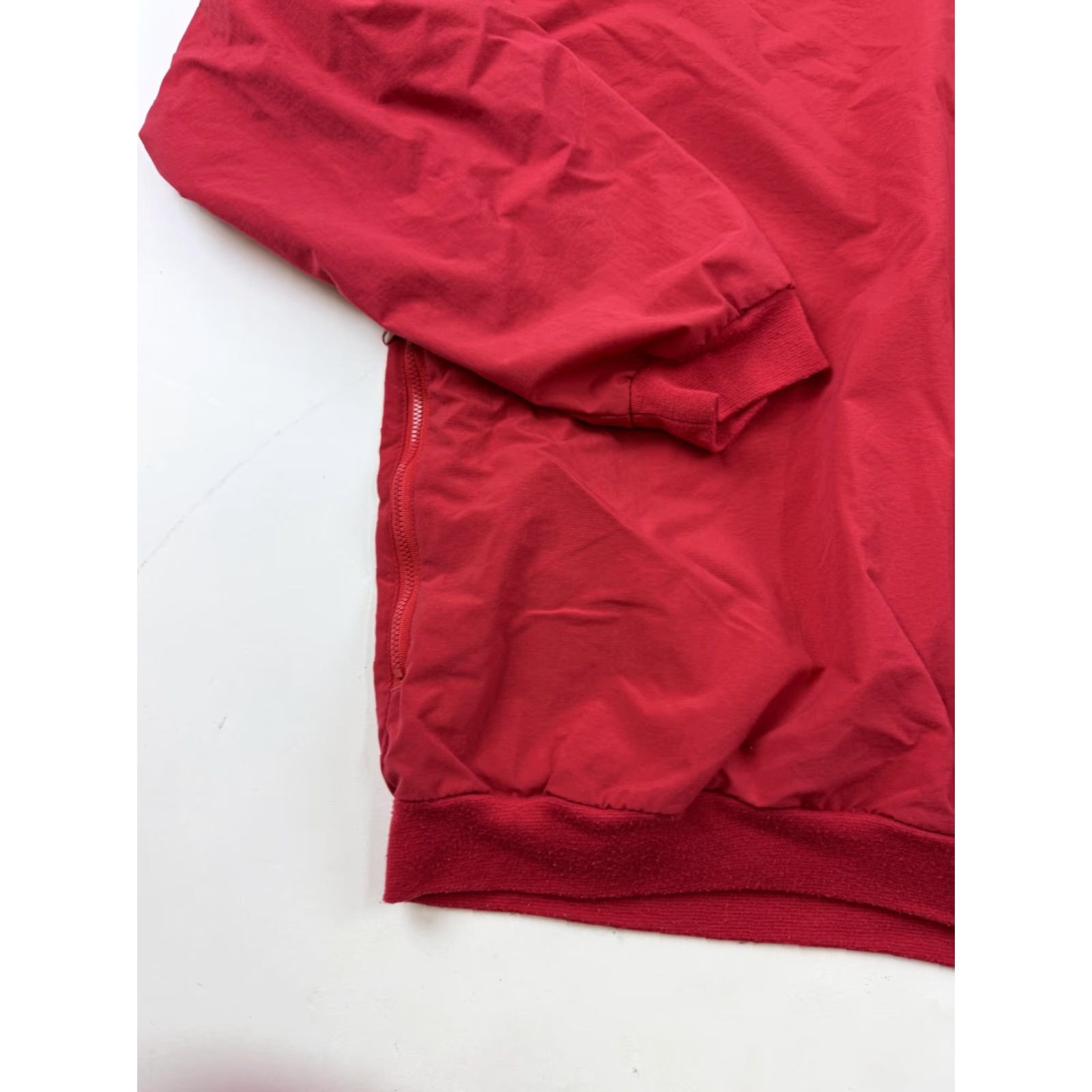 Vintage Columbia PFG Jacket Mens L Red V-Neck Packable Windbreaker Pullover Golf Jacket Size US L / EU 52-54 / 3 - 2 Thumbnail