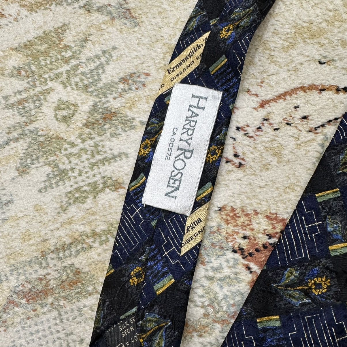 Ermenegildo Zegna Vintage Ermenegildo Zegna Tie Silk Y2K 90s USA Size ONE SIZE - 7 Thumbnail