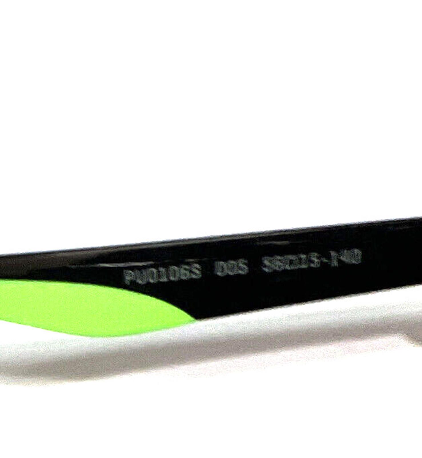 Puma Puma PU0106S 005 Black Green Mirror Sunglasses 56-15 140 Size ONE SIZE - 4 Thumbnail