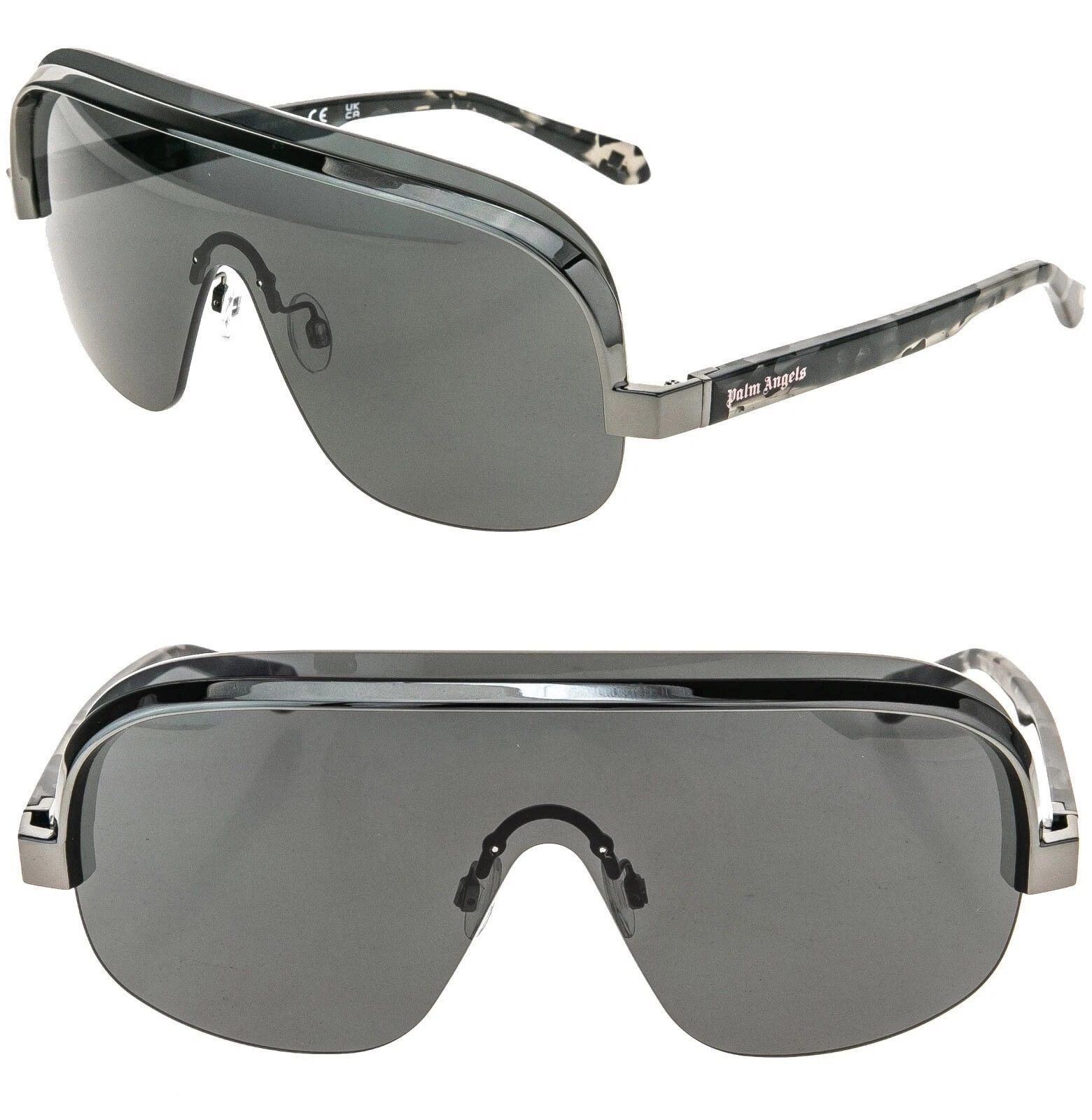 Palm Angels PALM ANGELS PERI10I 10I KING Gray Black Mask Unisex Fashion Size ONE SIZE - 1 Thumbnail