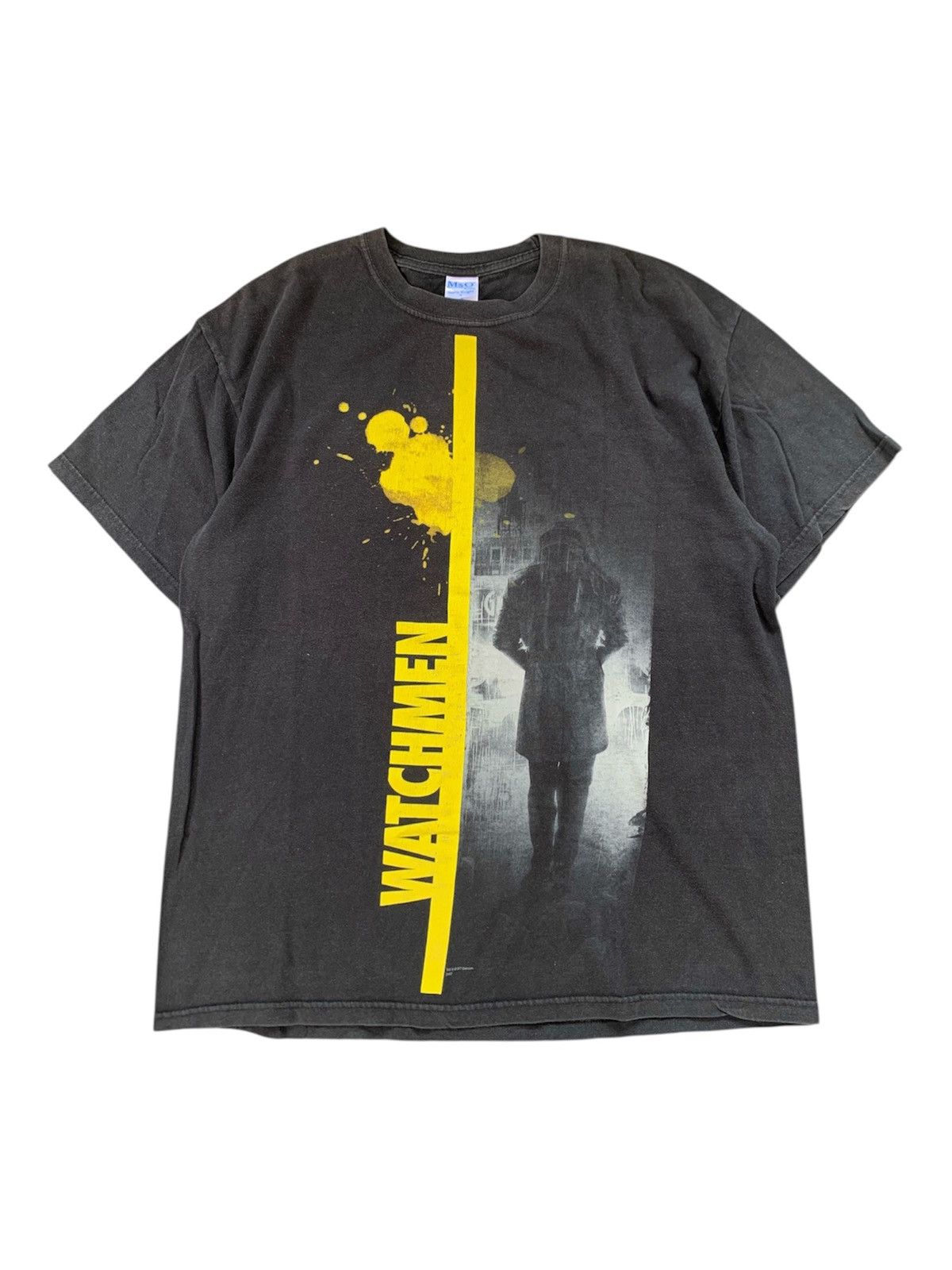 DC Comics 2000s Vintage Watchmen Rorschach DC Comics Movie Promo Tee Size US L / EU 52-54 / 3 - 1 Thumbnail
