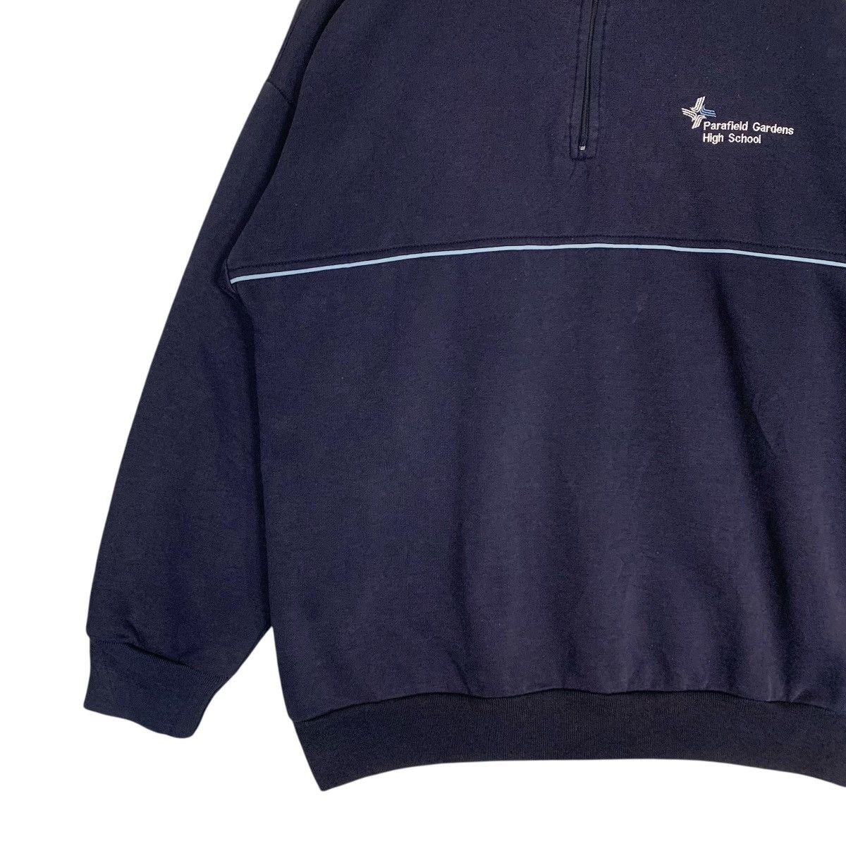 Vintage Vintage Devon Parafield High School Halfzipper Sweatshirt Size US M / EU 48-50 / 2 - 5 Thumbnail