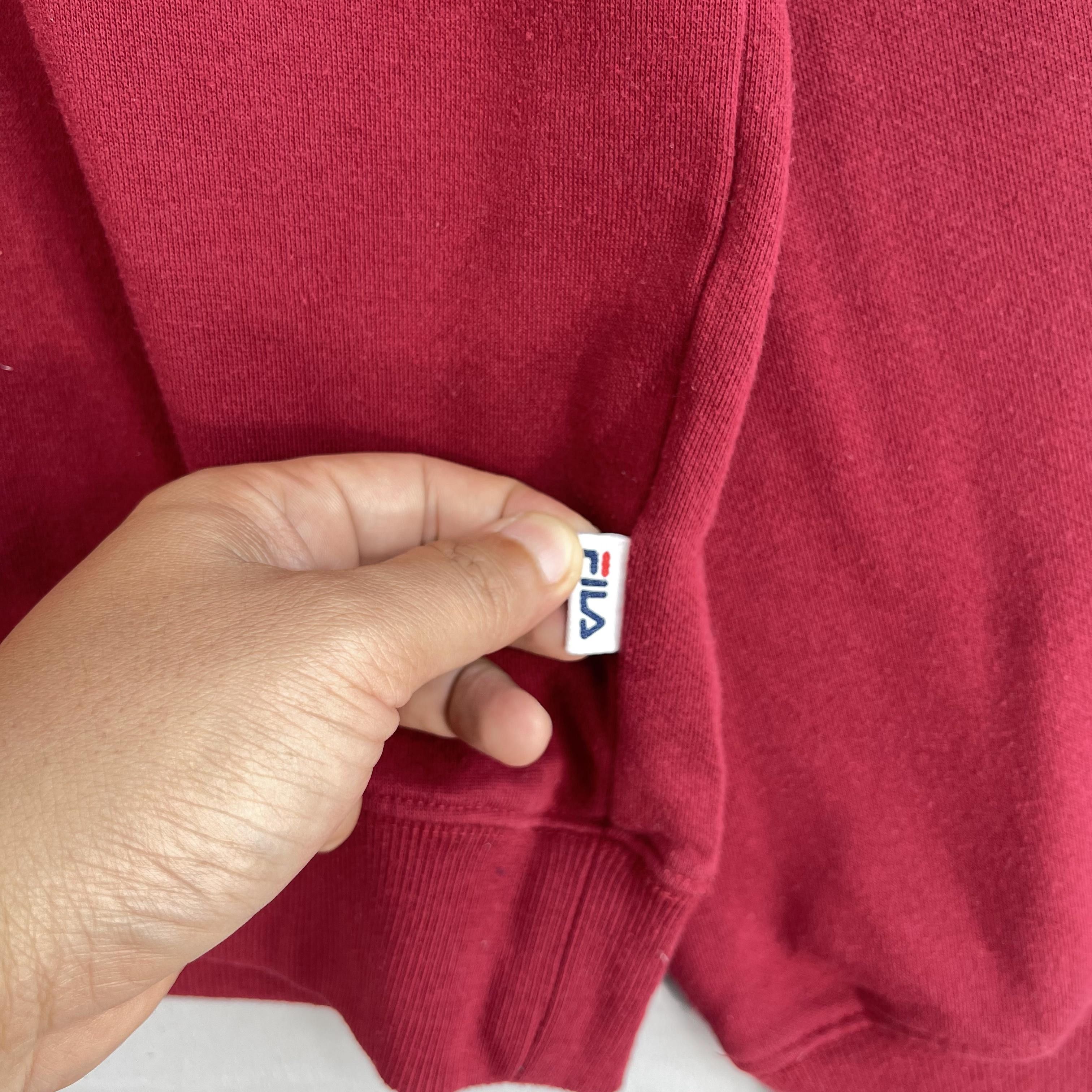 Fila × Vintage Vintage FILA Big Logo Spellout Crewneck Sweatshirt Size US M / EU 48-50 / 2 - 4 Thumbnail