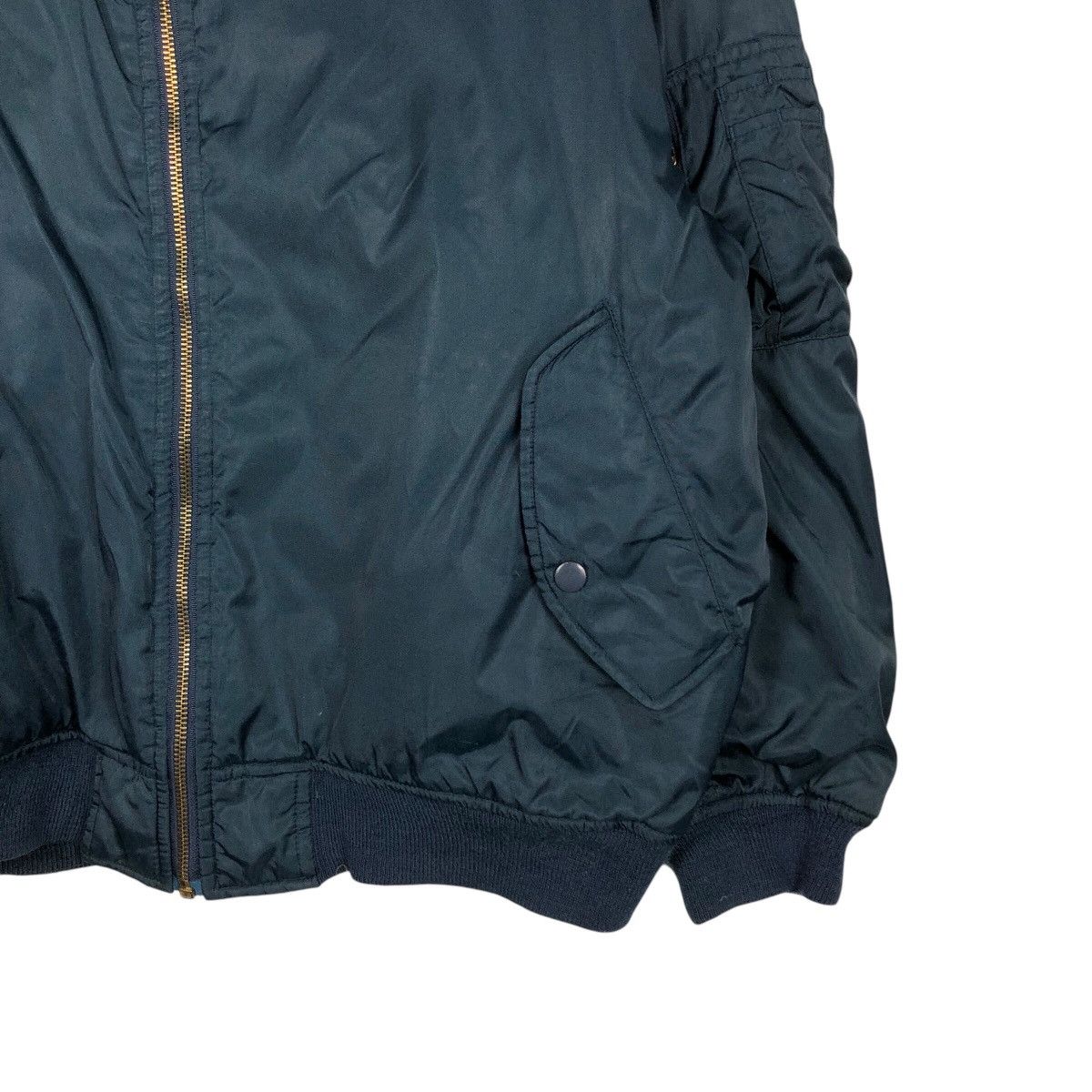 Japanese Brand 📌Vintage Fly Military Bomber Jacket Ma-1 Design Size US L / EU 52-54 / 3 - 6 Thumbnail