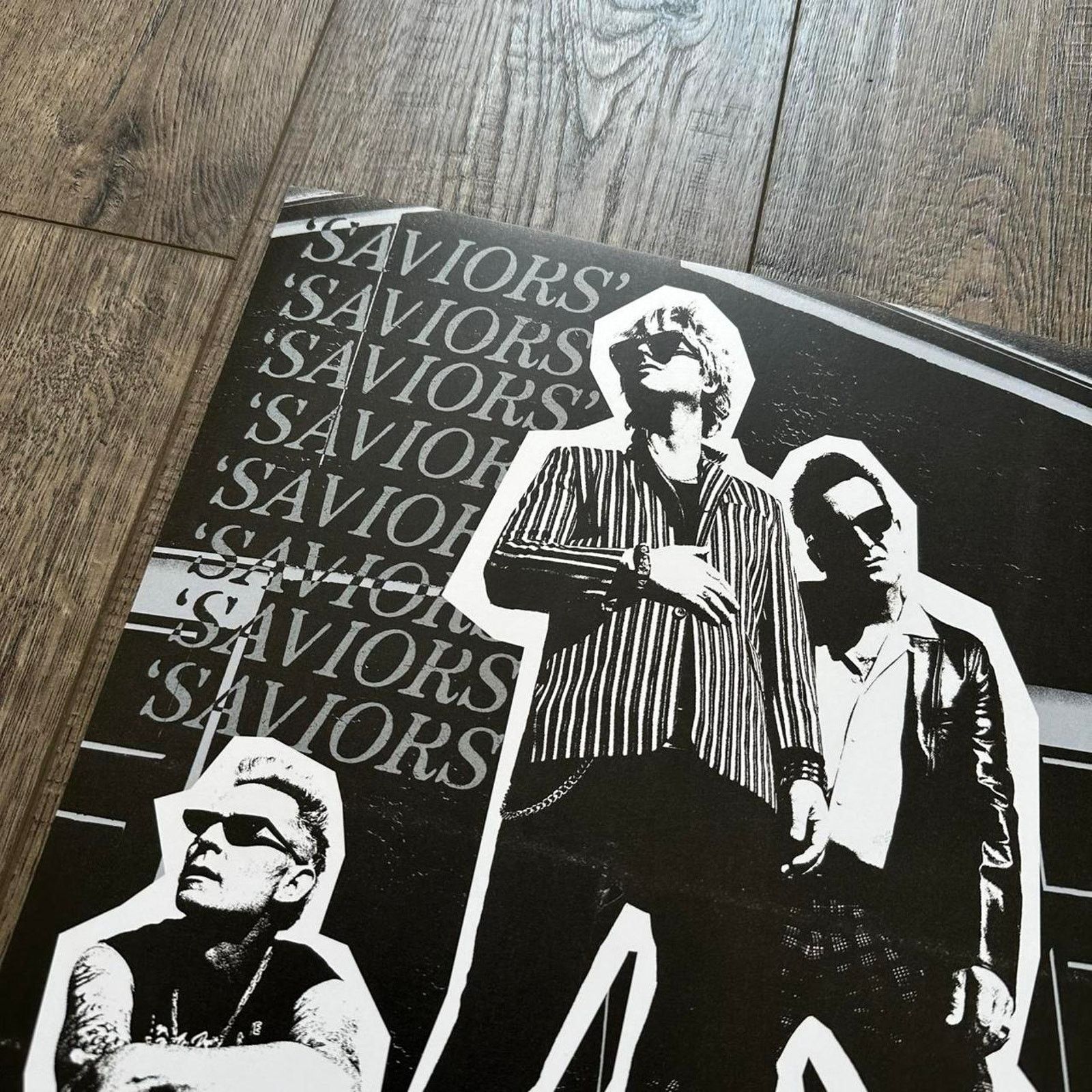 Band Tees Green Day Saviors Album Record Exclusive Music Promo Poster Size ONE SIZE - 4 Thumbnail