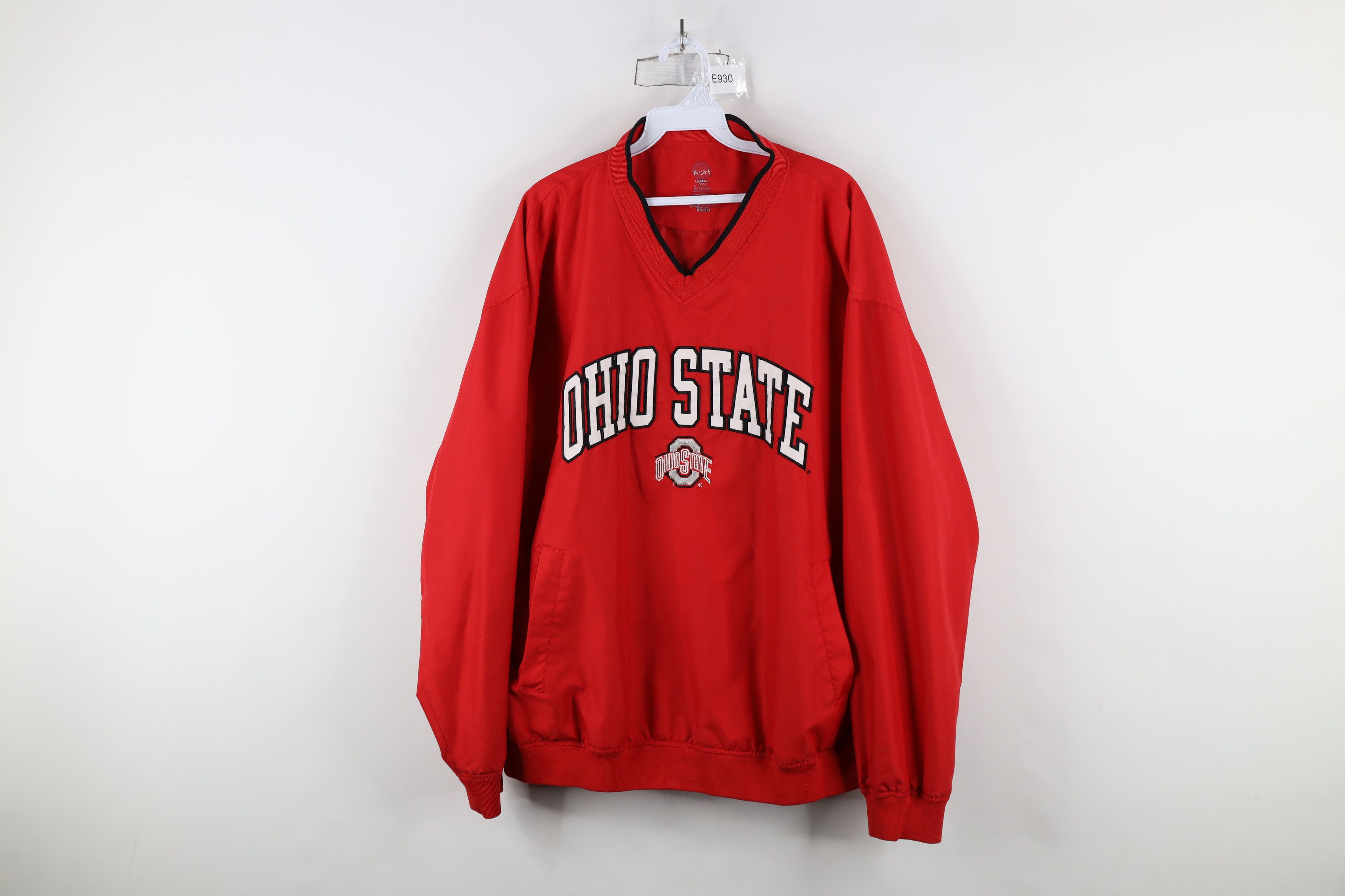 Vintage Vintage University Football Pullover Windbreaker Jacket Red Size US XXL / EU 58 / 5 - 1 Thumbnail