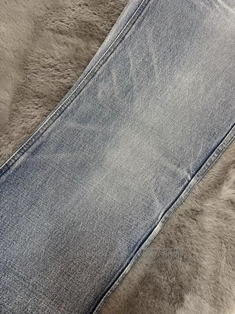 Other CELINE Washed Light Blue Faded Chain Straight Flare Jeans Size US 29 - 5 Thumbnail