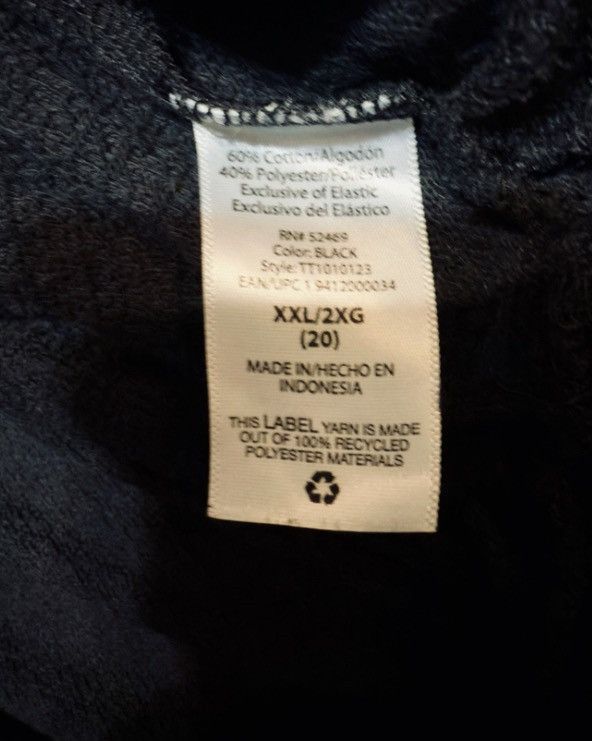 Other Time and Tru Women’s XXL (20) Black Textured Long Sleeve Top Size XXL / US 16-18 / IT 52-54 - 5 Thumbnail