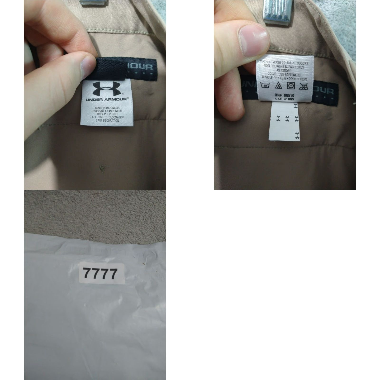Under Armour Under Armour Shorts Mens 40 Beige Drive Performance Chino Pleated Golf Casual Shor t Size US 40 / EU 56 - 8 Thumbnail
