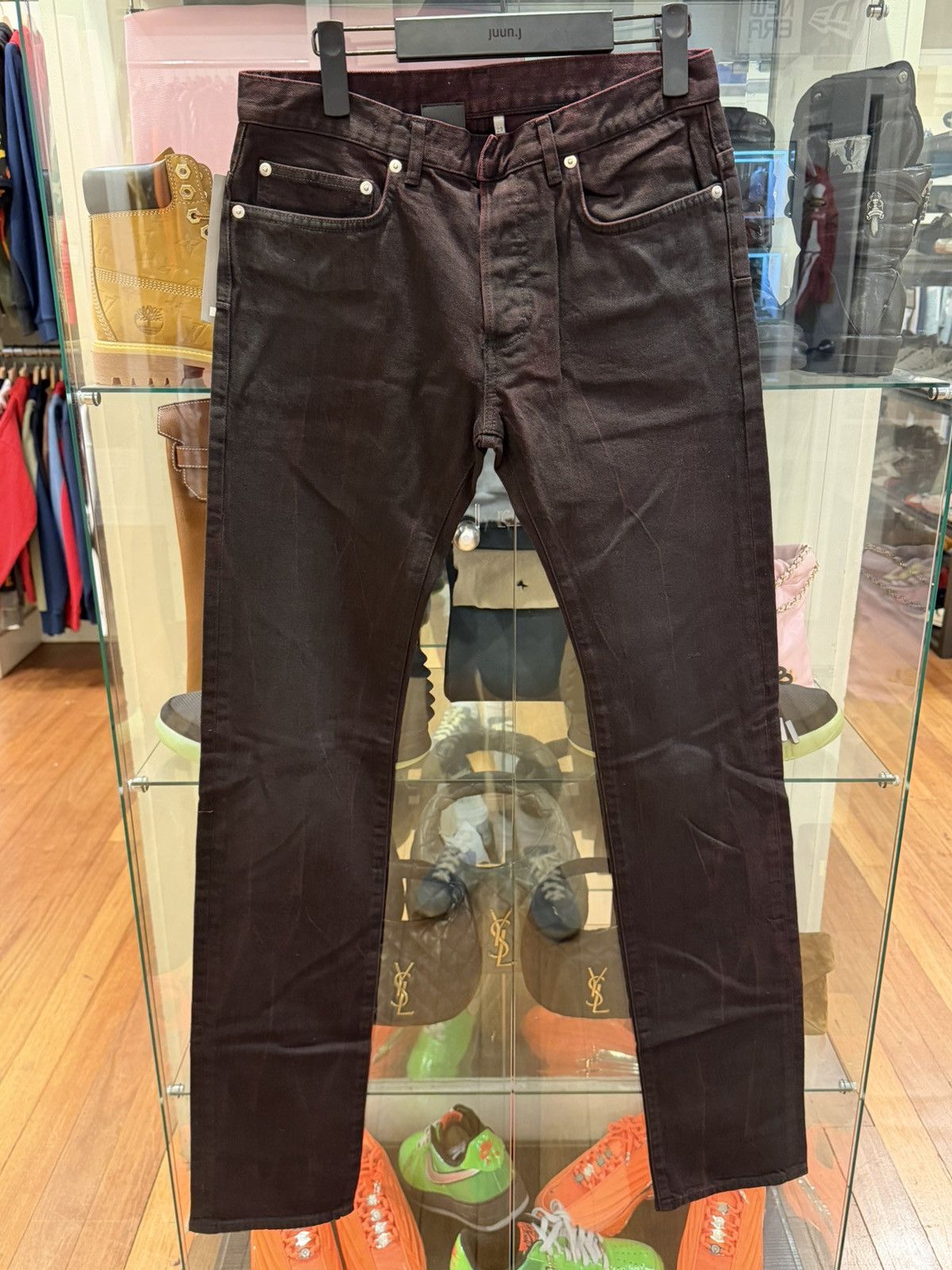 Dior Dior Homme ss07 graphite coated Denim | Grailed