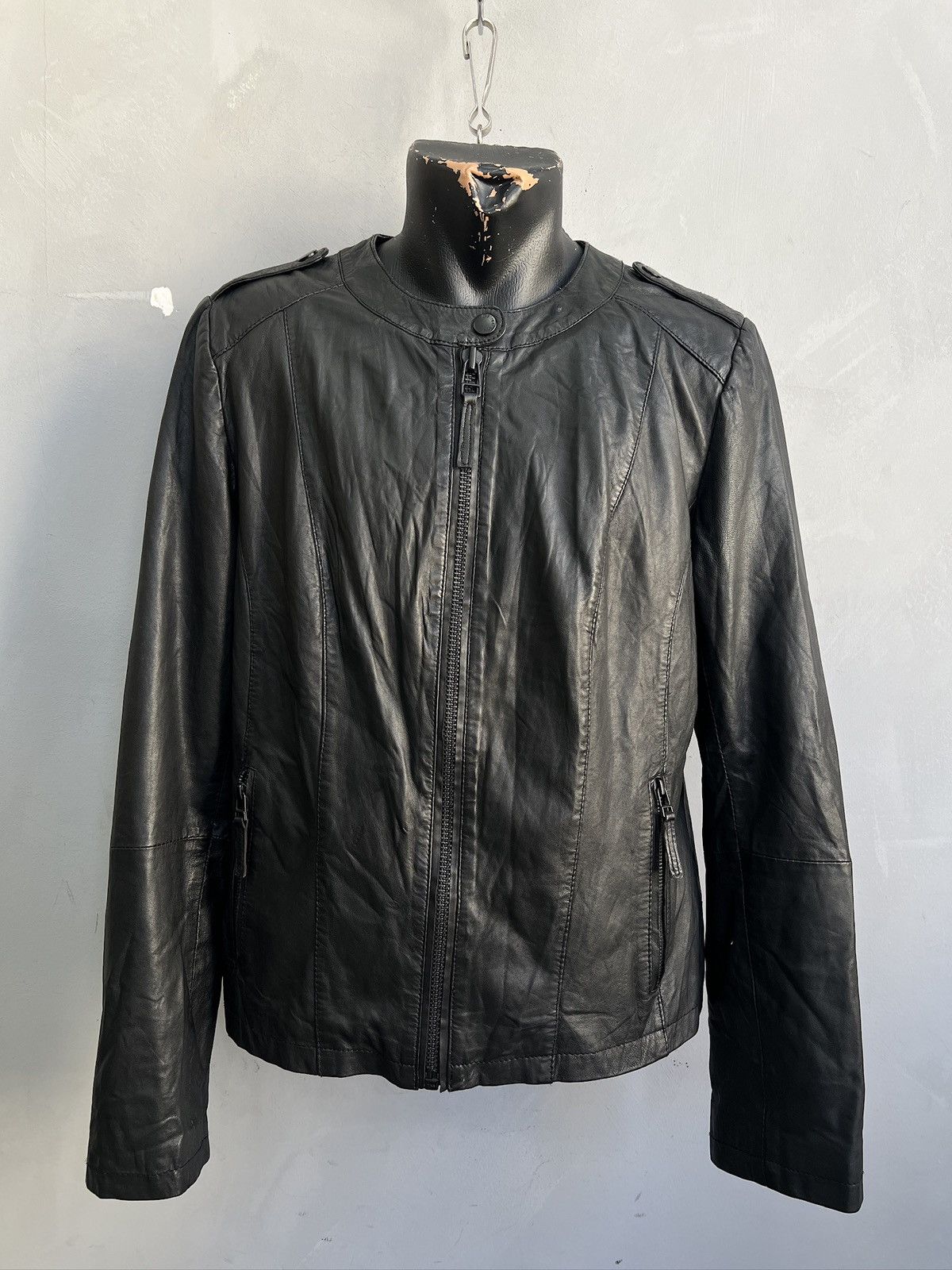 14th Addiction Gothic biker style y2k black leather jacket 14th addiction Size US M / EU 48-50 / 2 - 1 Thumbnail