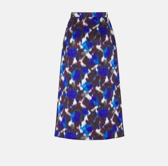 Dior o1sh3x0225 Mid-Length Straight-Cut Skirt in Multicolor Size 30" / US 8 / IT 44 - 2 Thumbnail