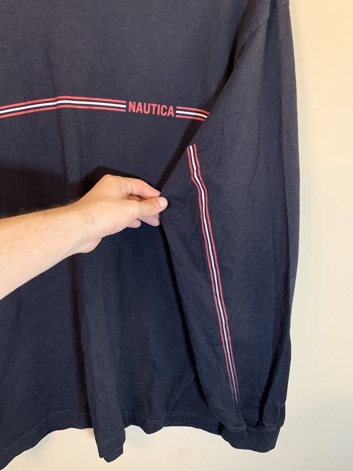 Nautica *RARE* Vintage Nautica Long Sleeve Print Canada-Made Shirt Size US L / EU 52-54 / 3 - 2 Thumbnail