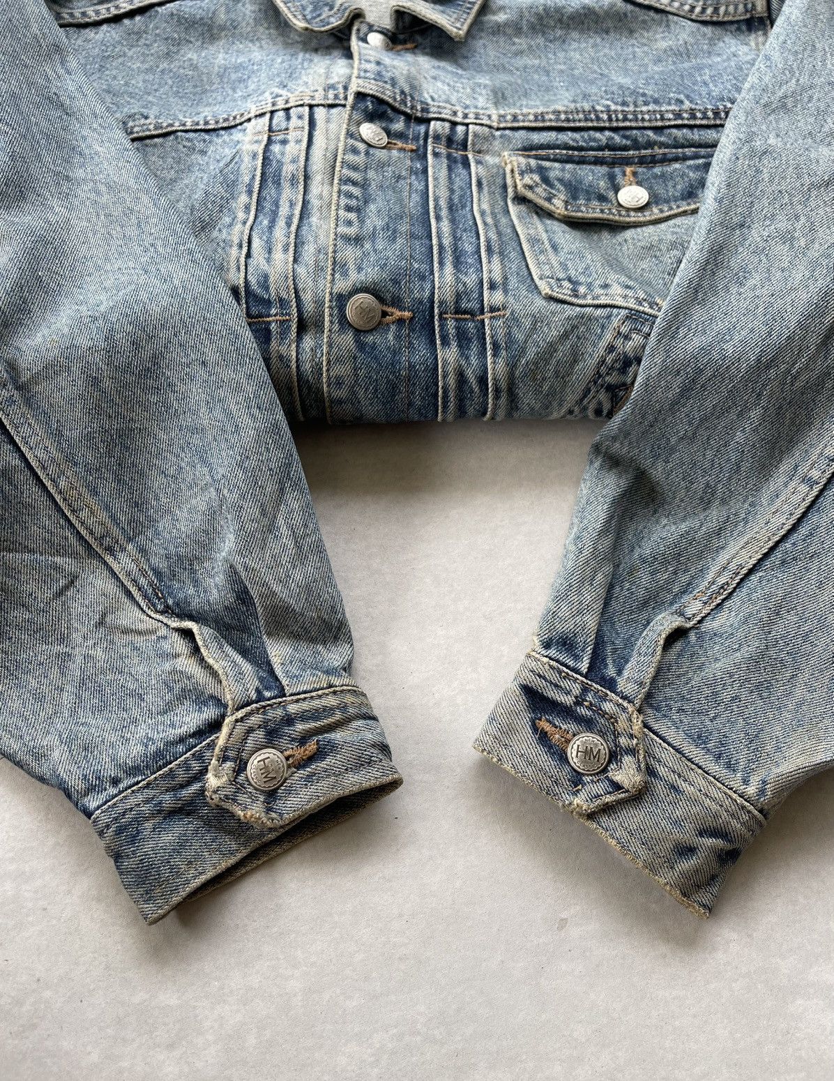 Japanese Brand 🔥Vtg Holly Majors Japan Type 1 Buckle Denim Trucker Jacket Size US L / EU 52-54 / 3 - 11 Thumbnail