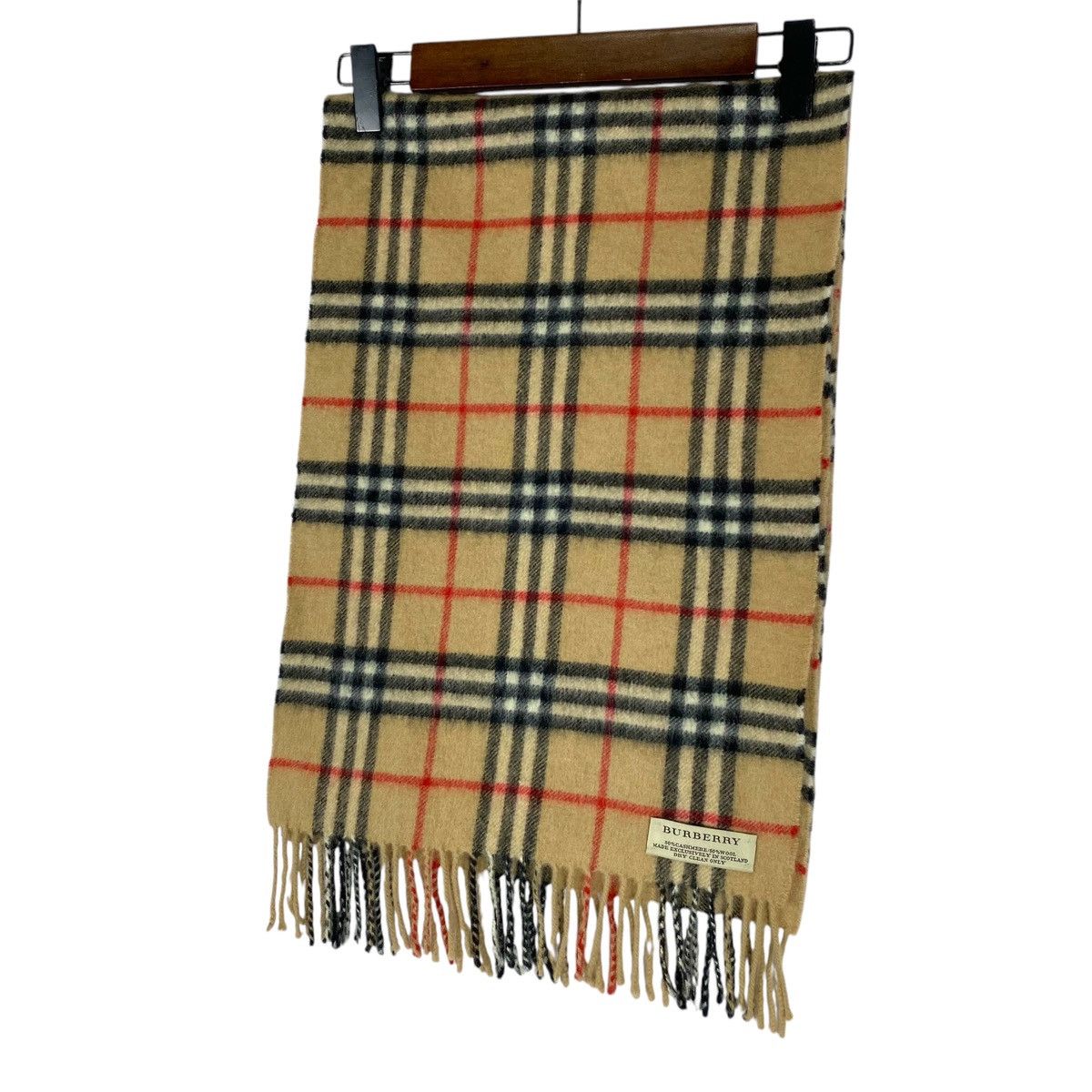 Burberry × Vintage Vintage Burberry Nova Checked Scarf Muffler Size ONE SIZE - 4 Thumbnail