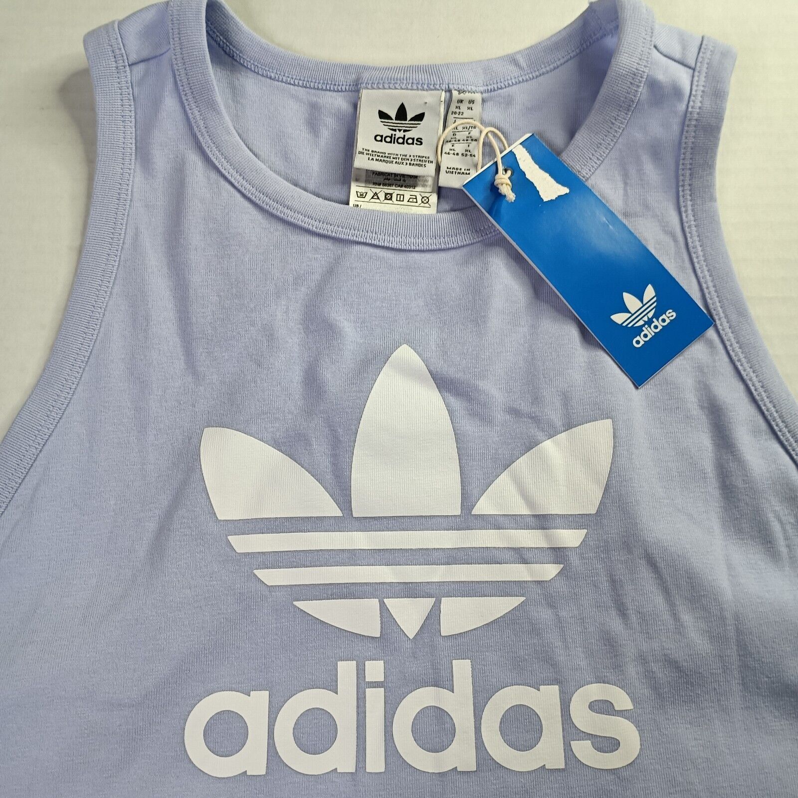 Adidas Adidas Adicolor Trefoil Tank Top Women’s Size XL Purple Size XL / US 12-14 / IT 48-50 - 2 Thumbnail