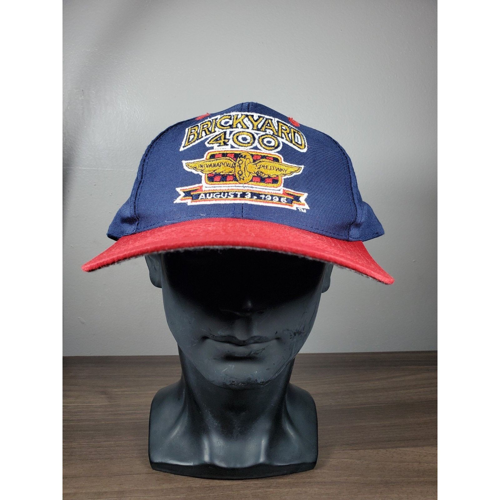 Logo 7 × NASCAR × Vintage 1996 Brickyard 400 Hat Cap Indianapolis Motor Speedway Size ONE SIZE - 3 Thumbnail