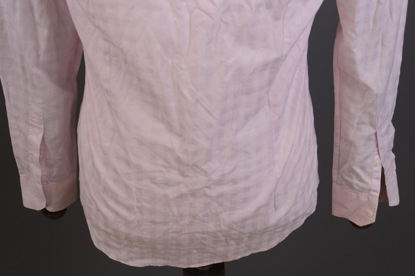 Designer Balmain Paris Pink Printed Button Down Shirt Size S Size US S / EU 44-46 / 1 - 12 Thumbnail
