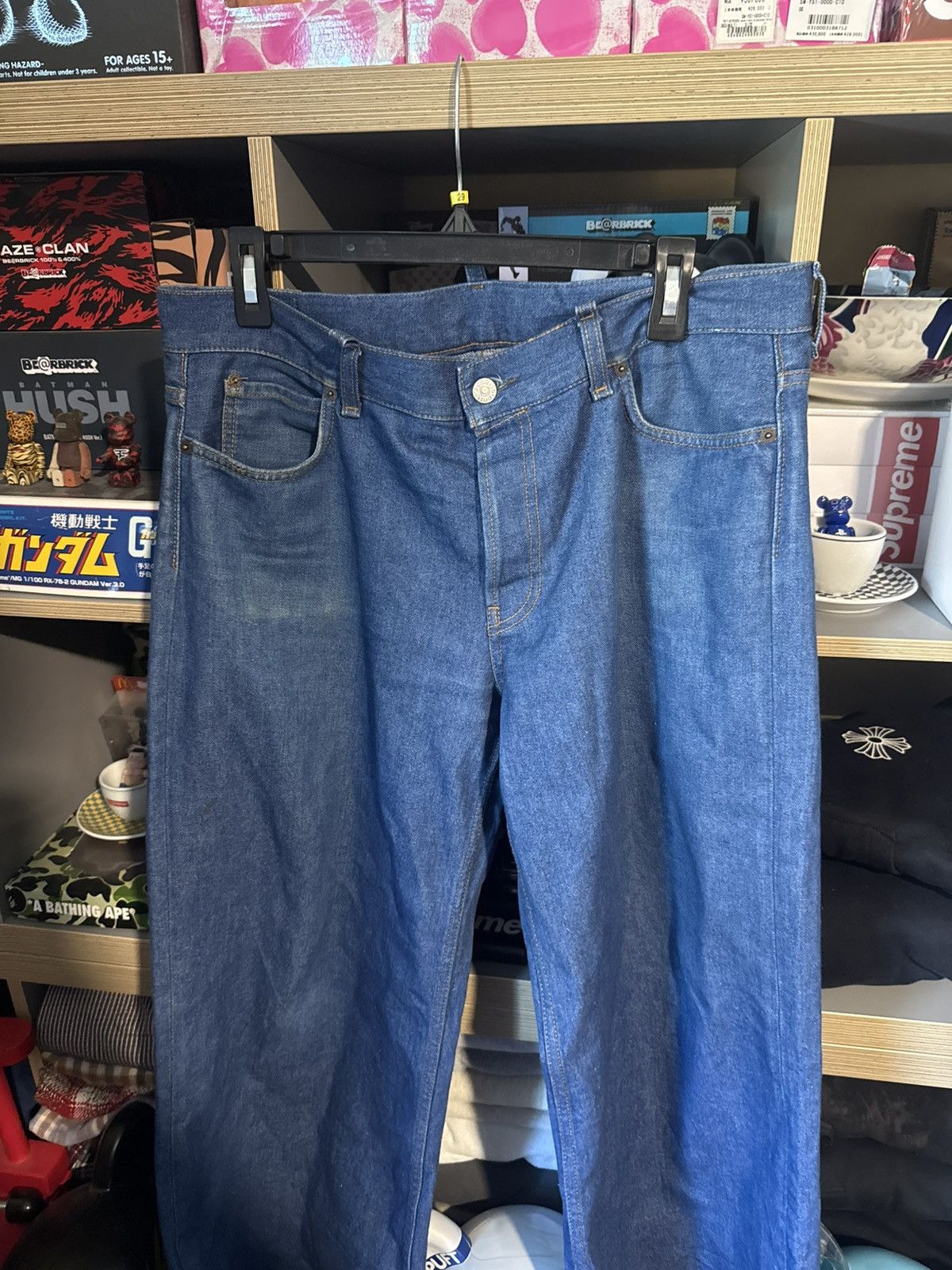 Acne Studios Acne Studios 2004 FN Uniform LH Aquelli Blue Jeans Size US 31 - 2 Thumbnail