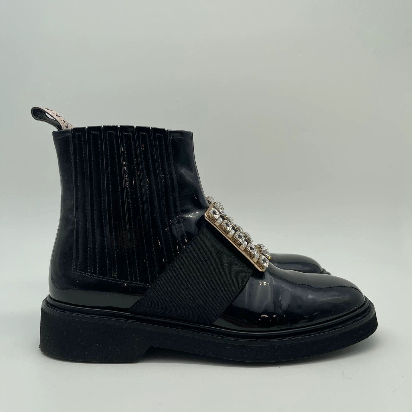 Roger Vivier Roger Vivier rv crystal buckle boots 37 Size US 6.5 / IT 36.5 - 1 Thumbnail