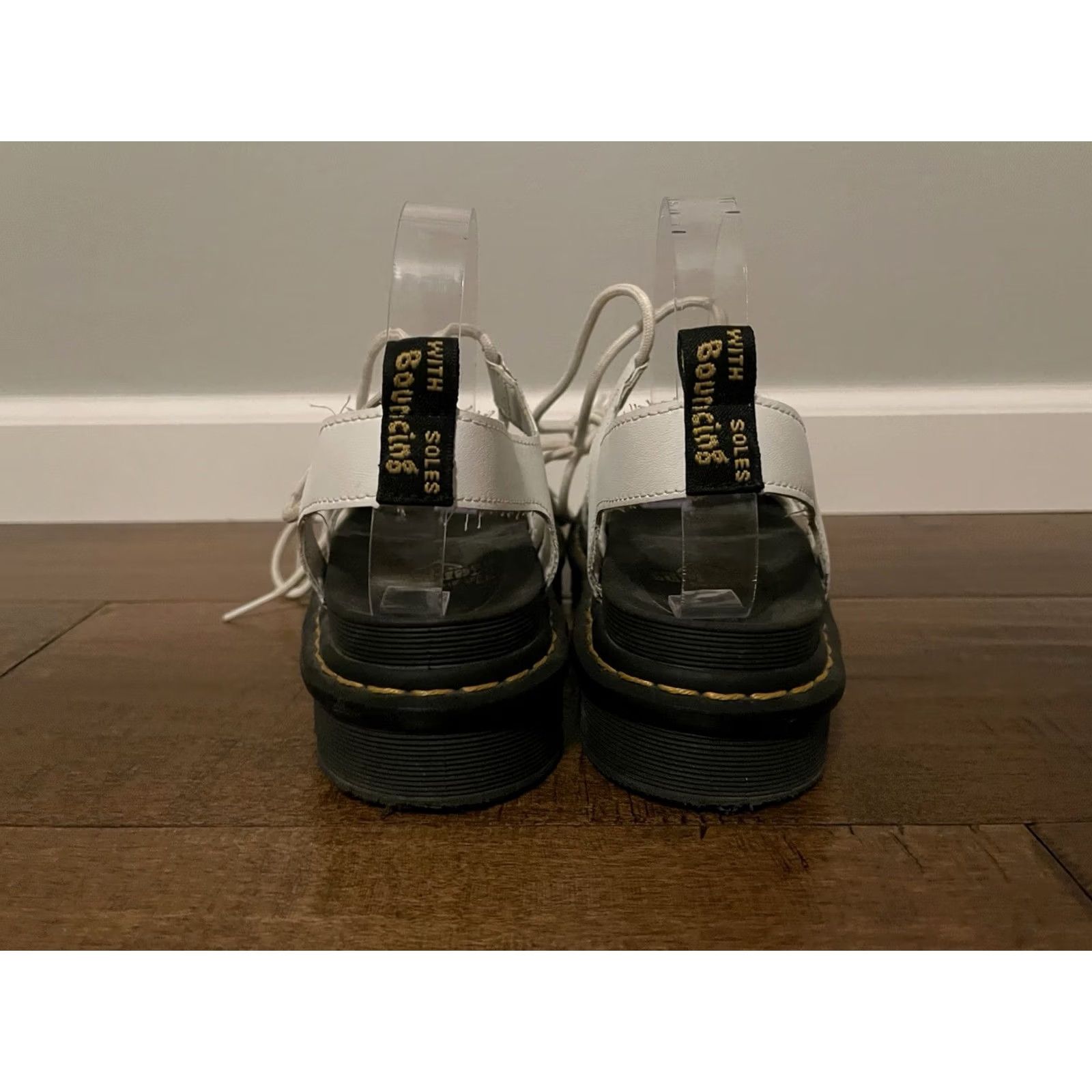 Dr. Martens Doc Dr Martens Nartilla Gladiator Sandals White Lace Up Platform - Women's 8 Size US 6 / IT 36 - 6 Thumbnail