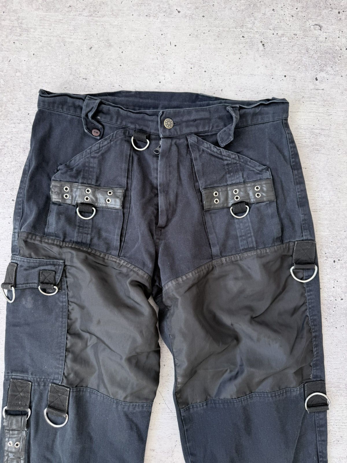 Other Archive S.D.L. Cyber Goth Bondage Pants Vintage Y2K Punk Size US 33 - 8 Thumbnail