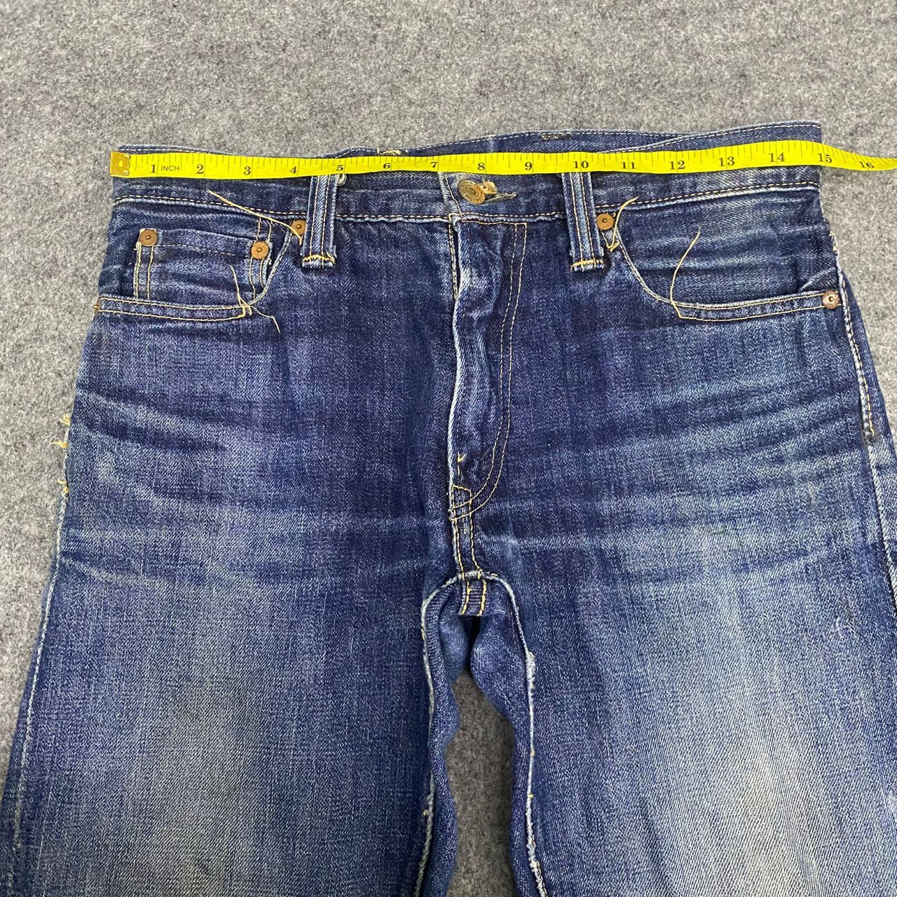 If Six Was Nine 💥Flare💥Vintage Skulls Jeans by an Alchemist Denim Size US 30 / EU 46 - 3 Thumbnail