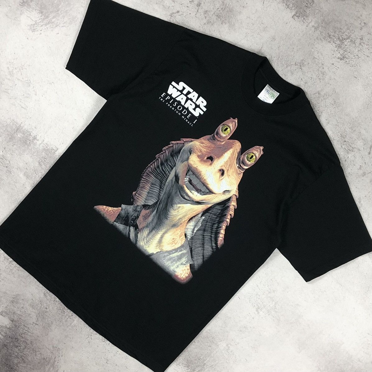 Star Wars 1999 Star Wars Episode 1 Jar Jar Binks Phantom Menace Tee Size US XL / EU 56 / 4 - 1 Thumbnail