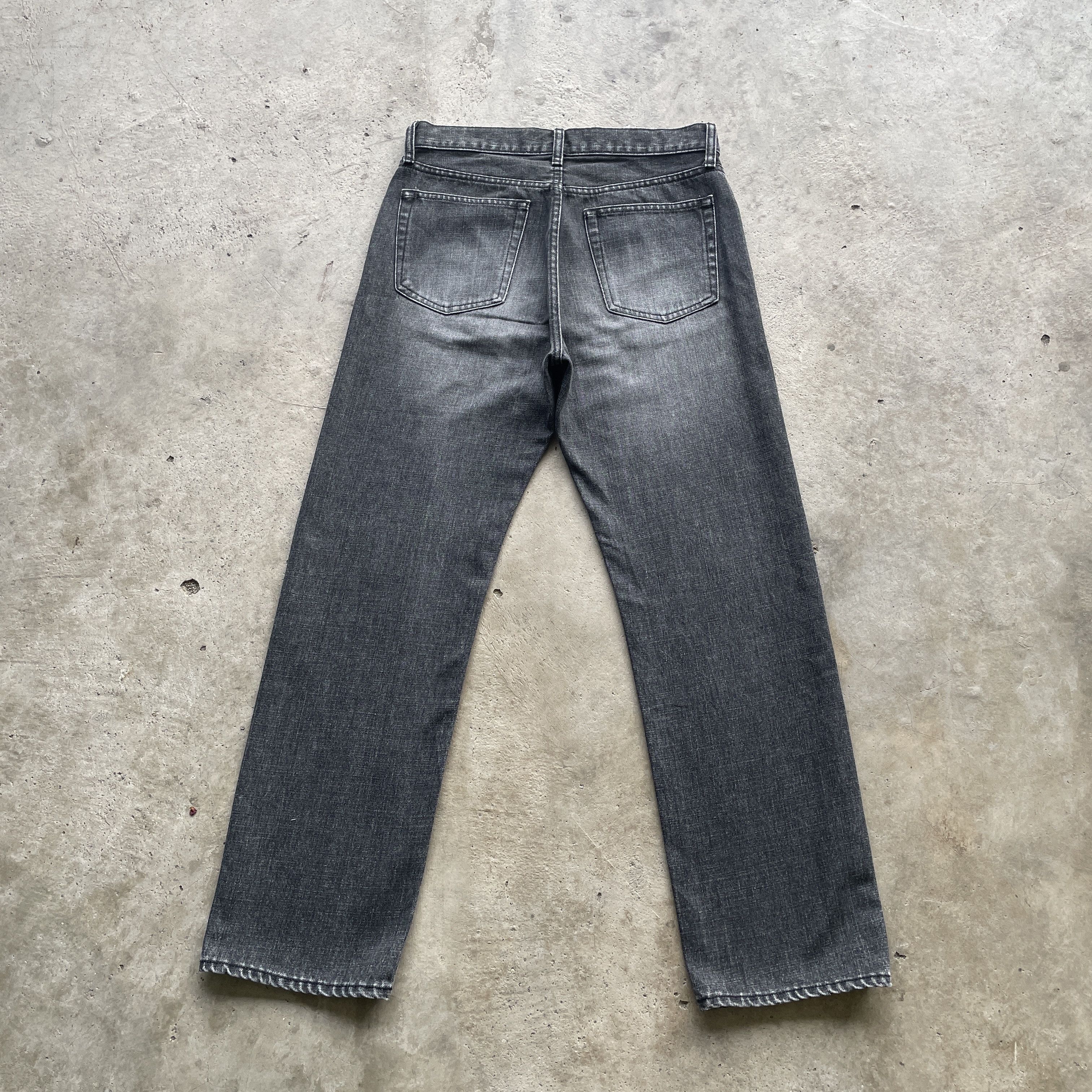Japanese Brand W30x28.5 VINTAGE JAPANESE FADED JEANS BLACK DENIM PANTS Size US 30 / EU 46 - 9 Thumbnail