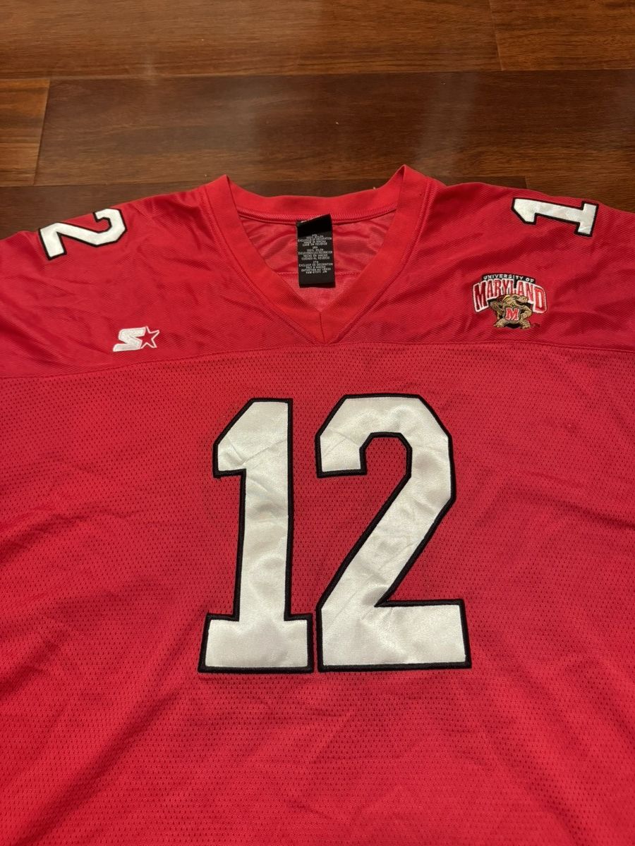 Starter Y2K/Vintage Red Starter Maryland Terrapins jersey Size US XXL / EU 58 / 5 - 2 Thumbnail