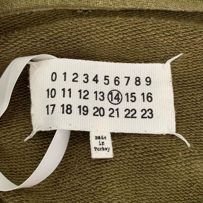 Maison Margiela Maison Margiela Olive green letter patch hooded cotton long Size US M / EU 48-50 / 2 - 6 Thumbnail