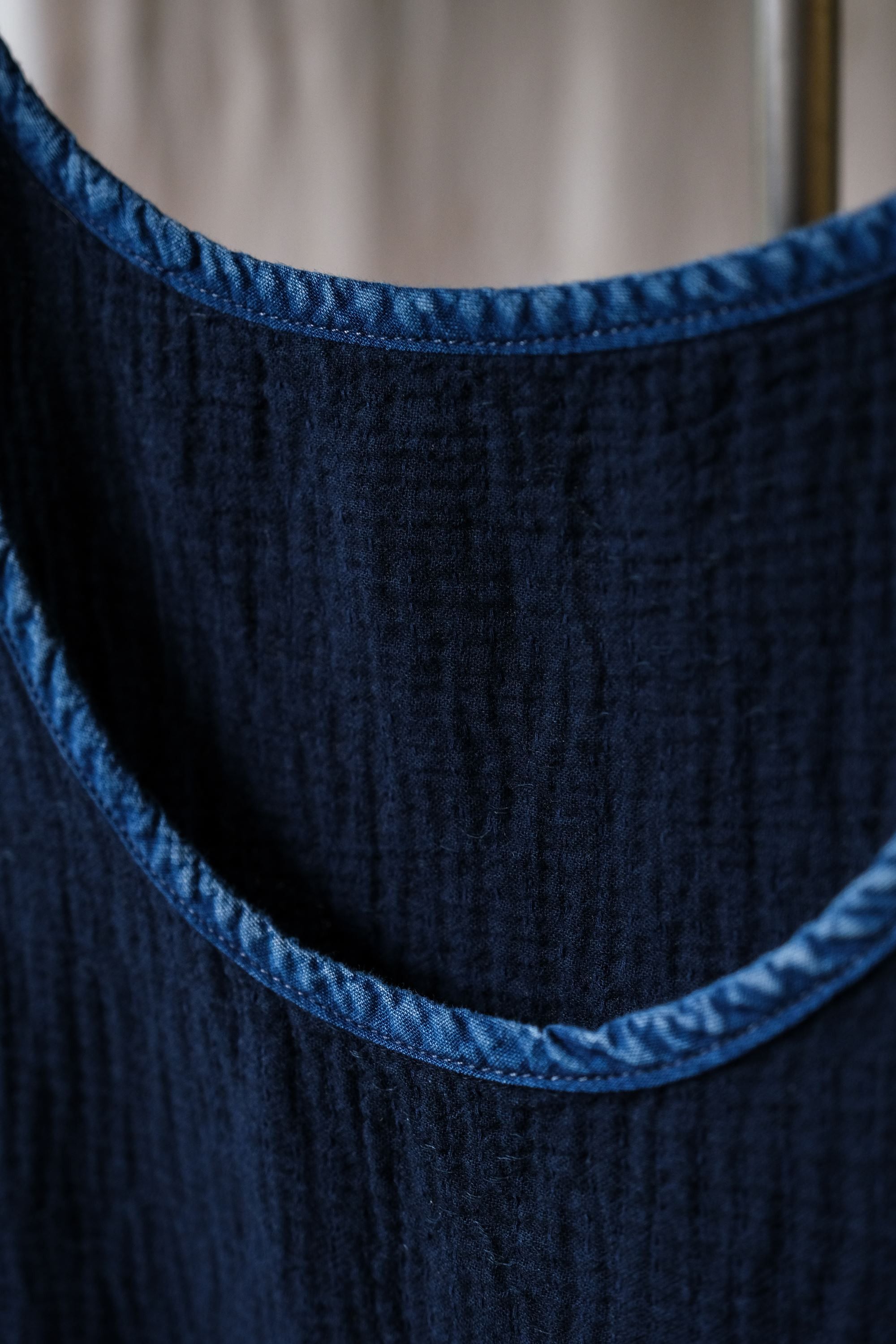 Porter Classic Porter Classic - Kendo x Sashiko Tank Top - INDIGO Size US M / EU 48-50 / 2 - 2 Thumbnail