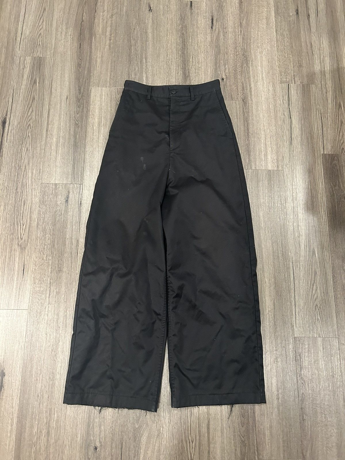 image of Balenciaga No Paypal S/s 2022 Low Crotch Pants!! in Black, Men's (Size 28)